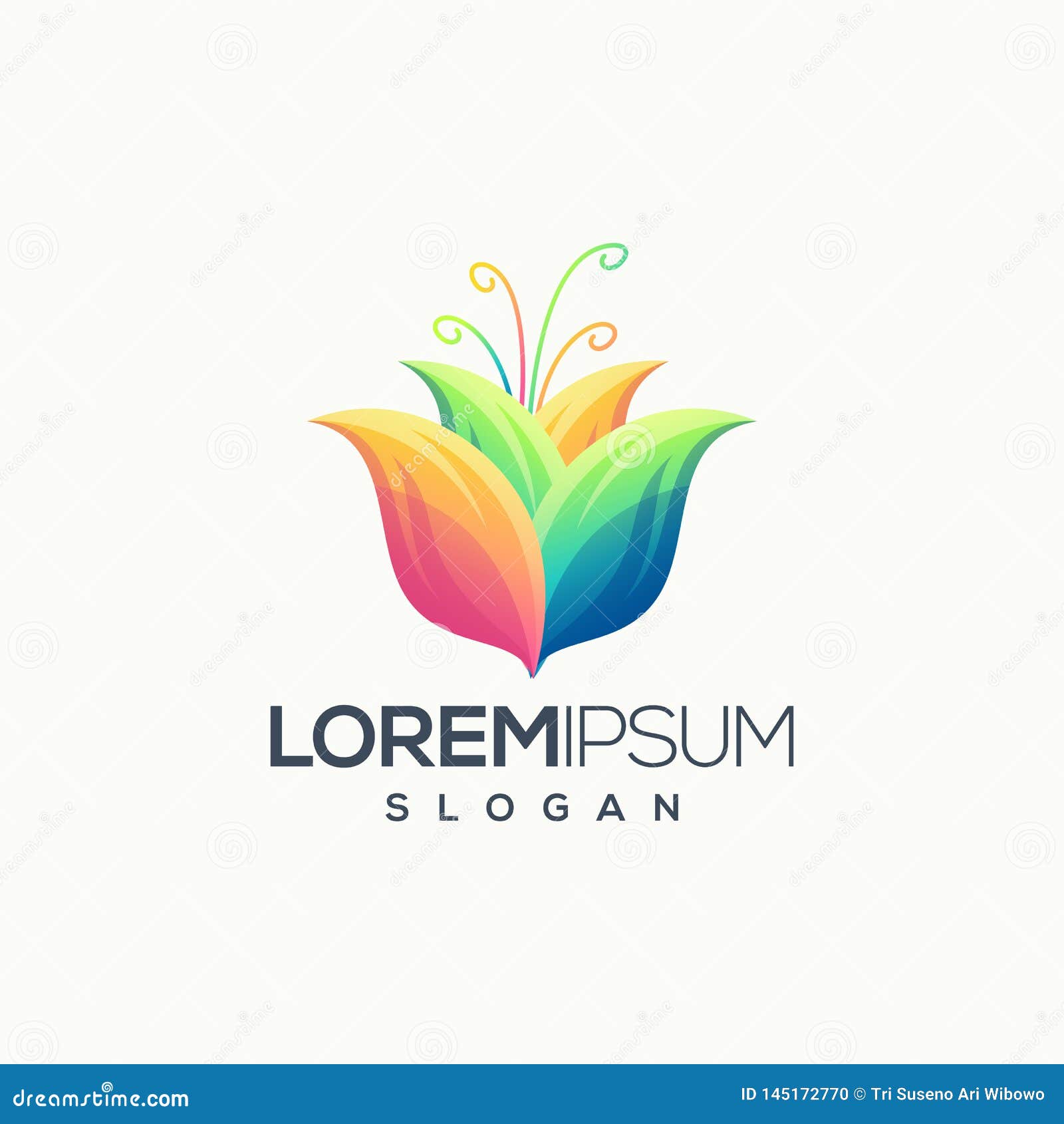 Awesome Flower Logo Design Vector Illustration Ready To Use Stock