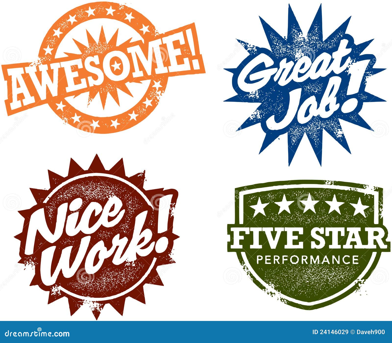 awesome performance reward stamps