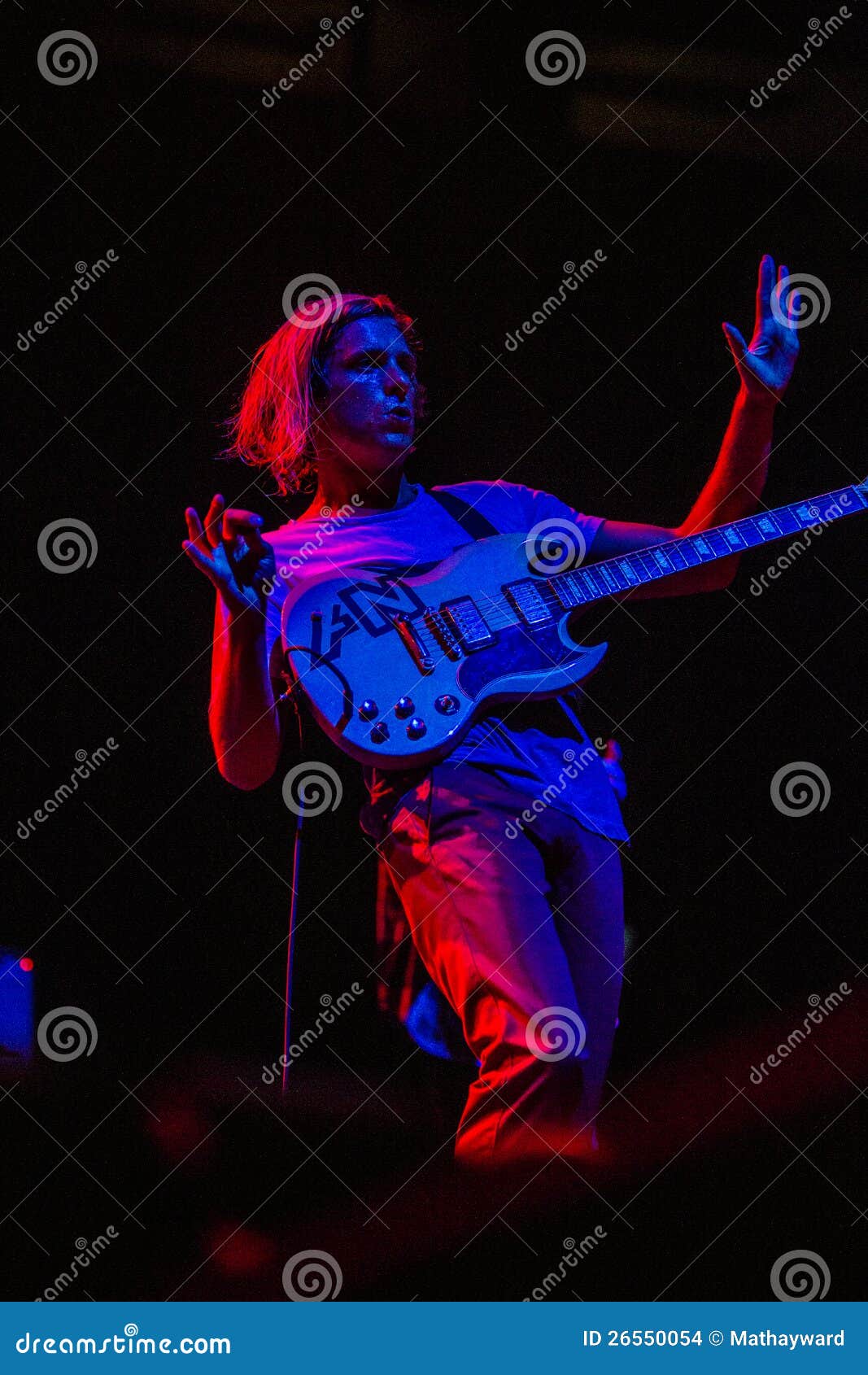 Awolnation Concert at Bumbershoot Editorial Stock Image Image of