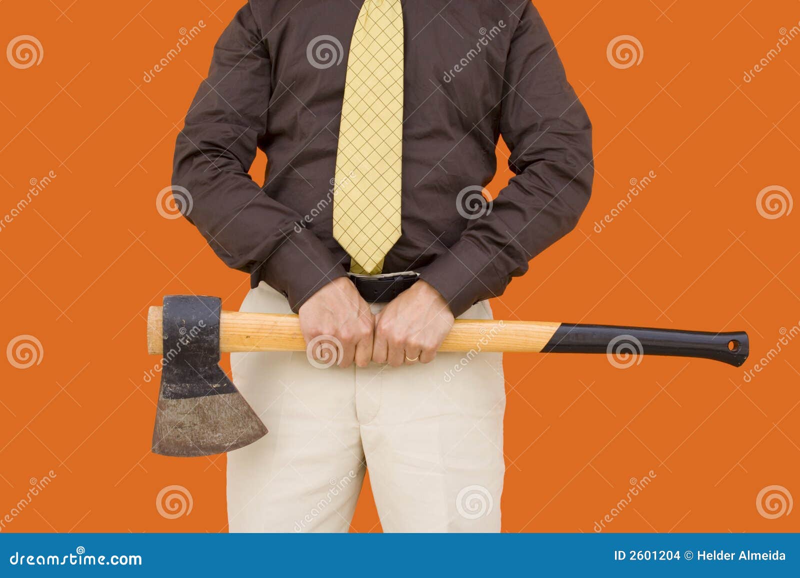 Axe for down sizing stock photo. Image of disappointment 2601204