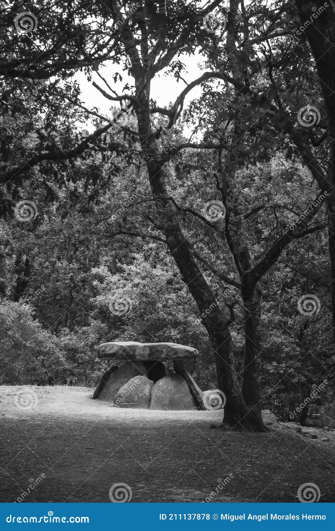 axeitos dolmen, a prehistoric megalithic construction