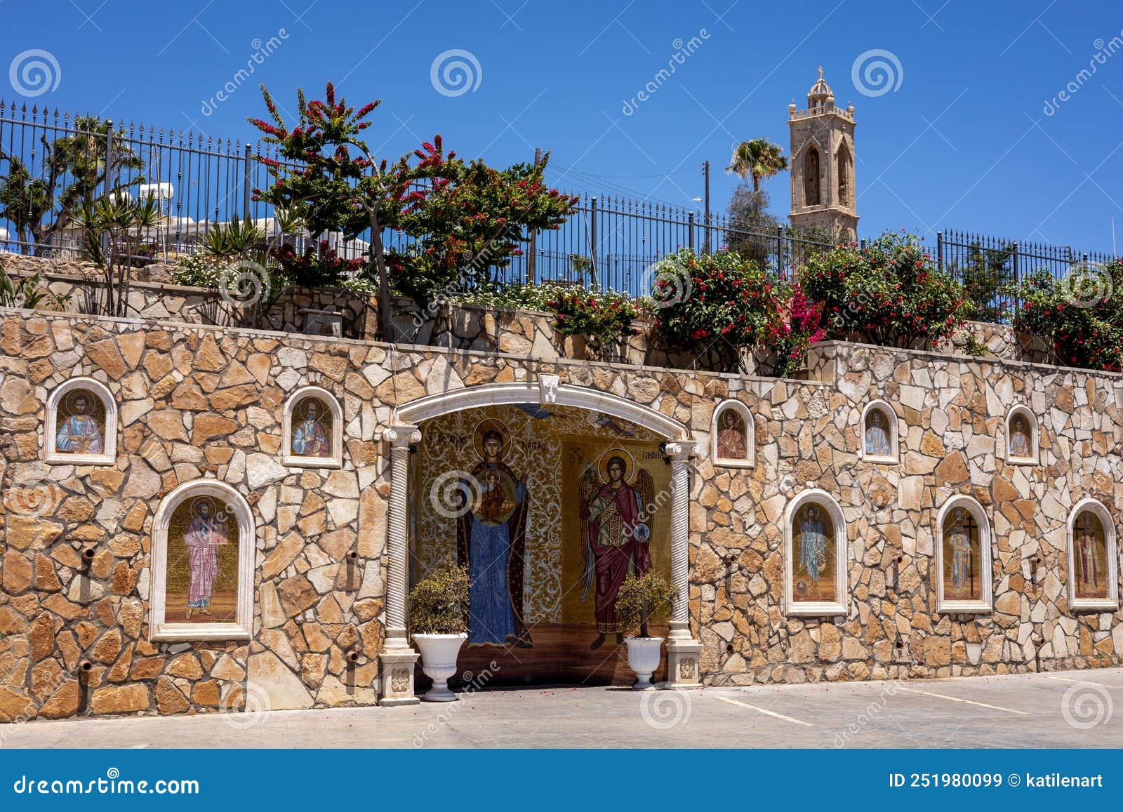 Ayia Napa Monastery Medieval Stone Building, Cyprus. Editorial Stock Image Image of outdoor