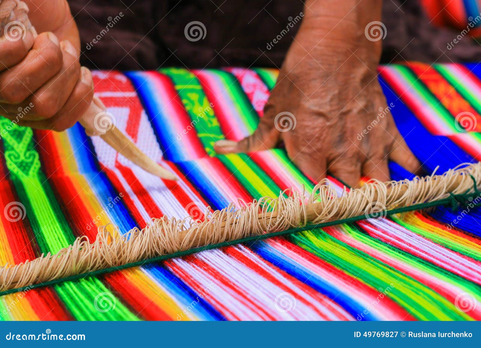 Aymara cloth stock image. Image of indigeous, handmade - 49769827