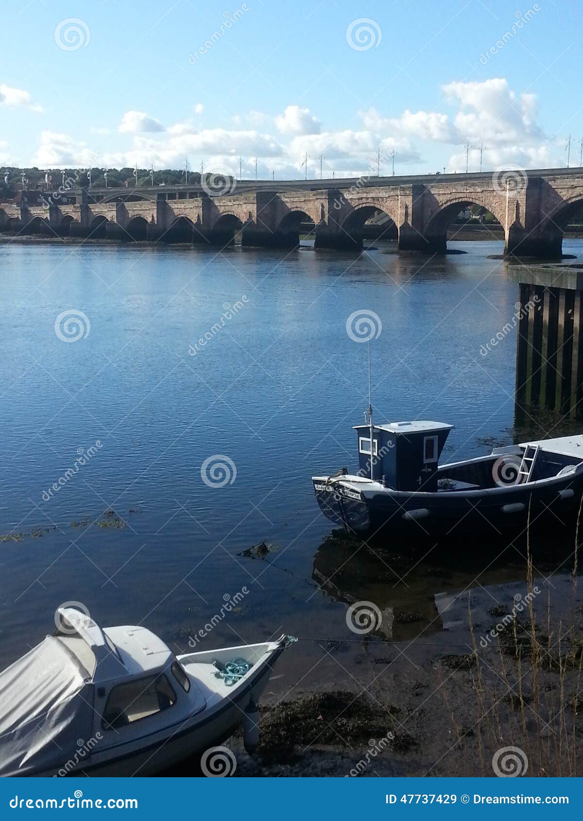 Ayr boat stock image. Image of harbour, water, boat, bridge 47737429