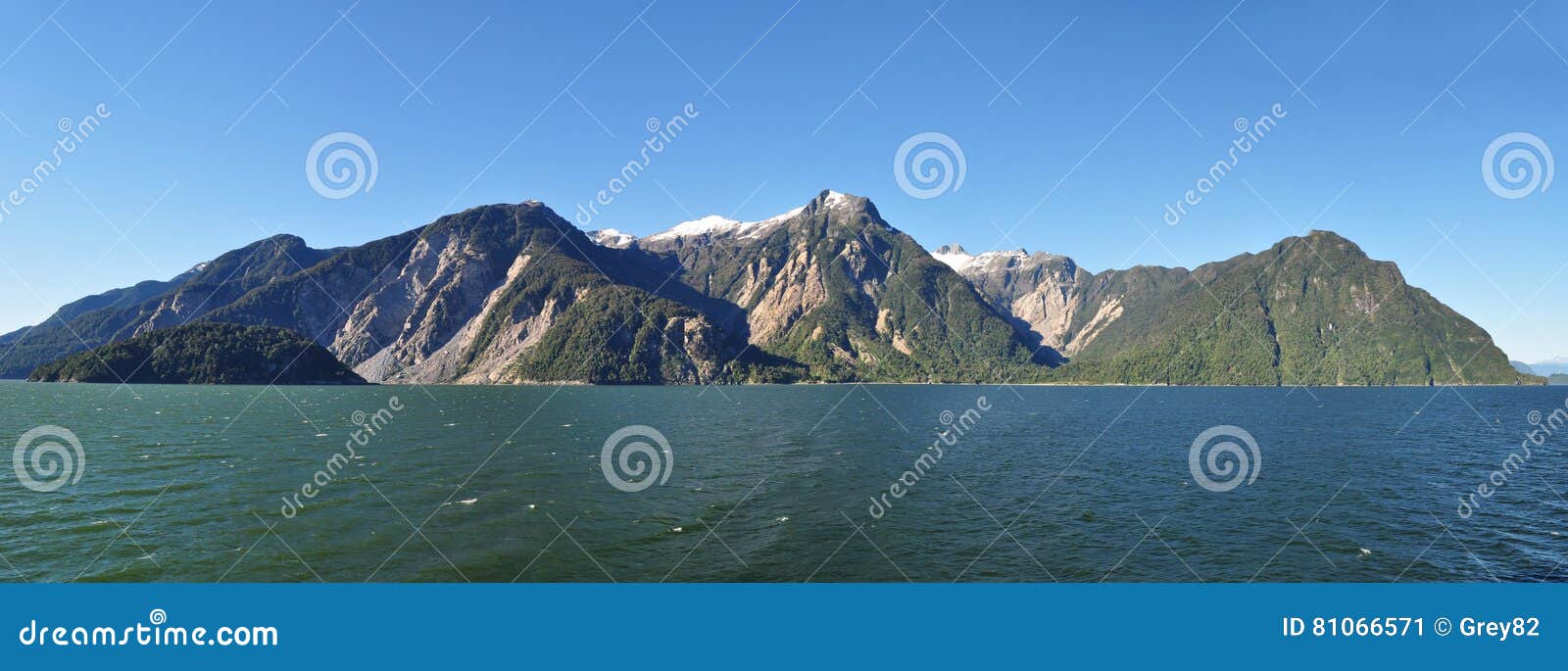 aysen fjord and puerto chacabuco surrounding area, patagonia, chile, south america