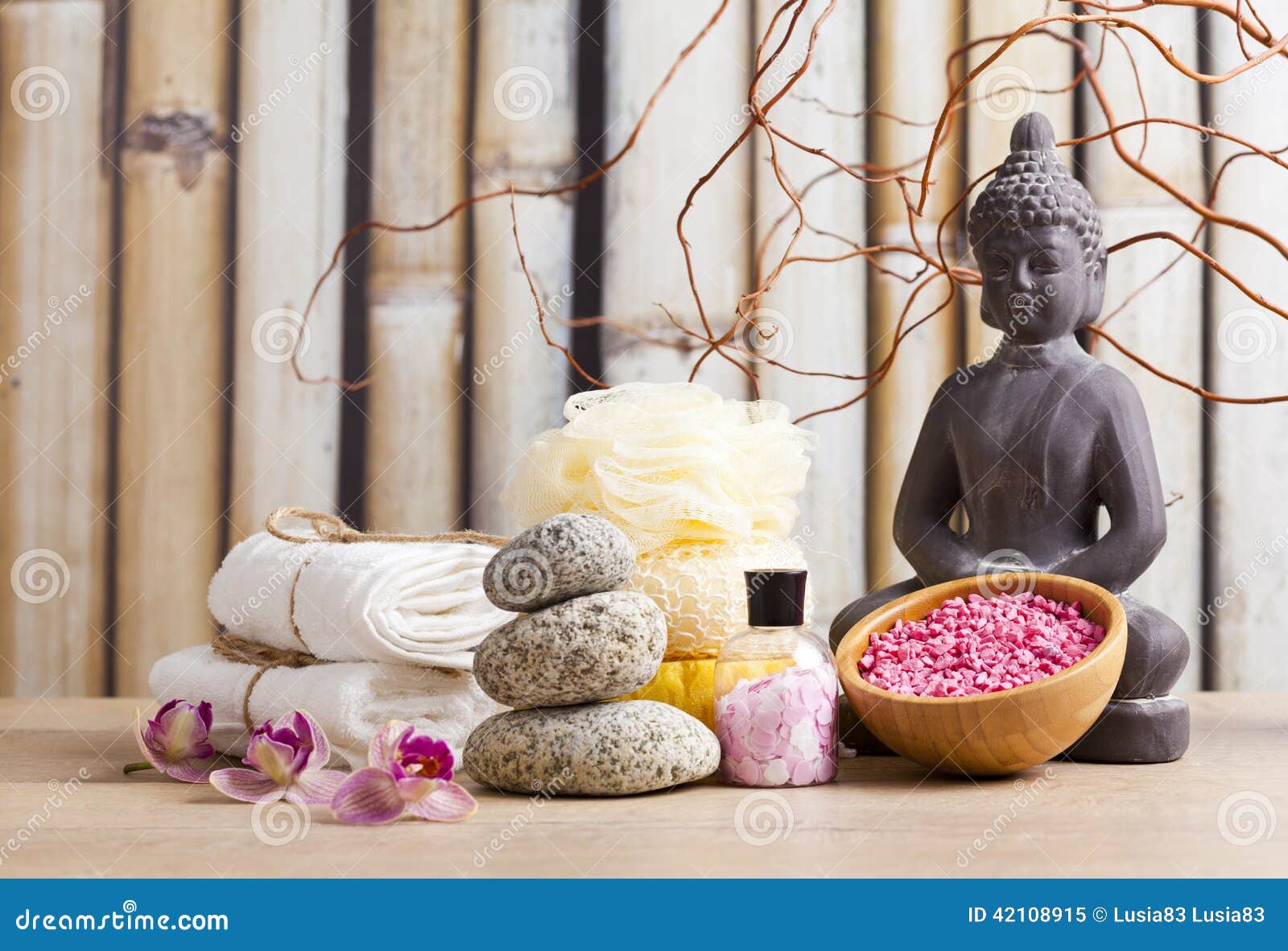 Ayurveda Symbols for Relaxation and Inner Beauty Stock Image - Image of ...