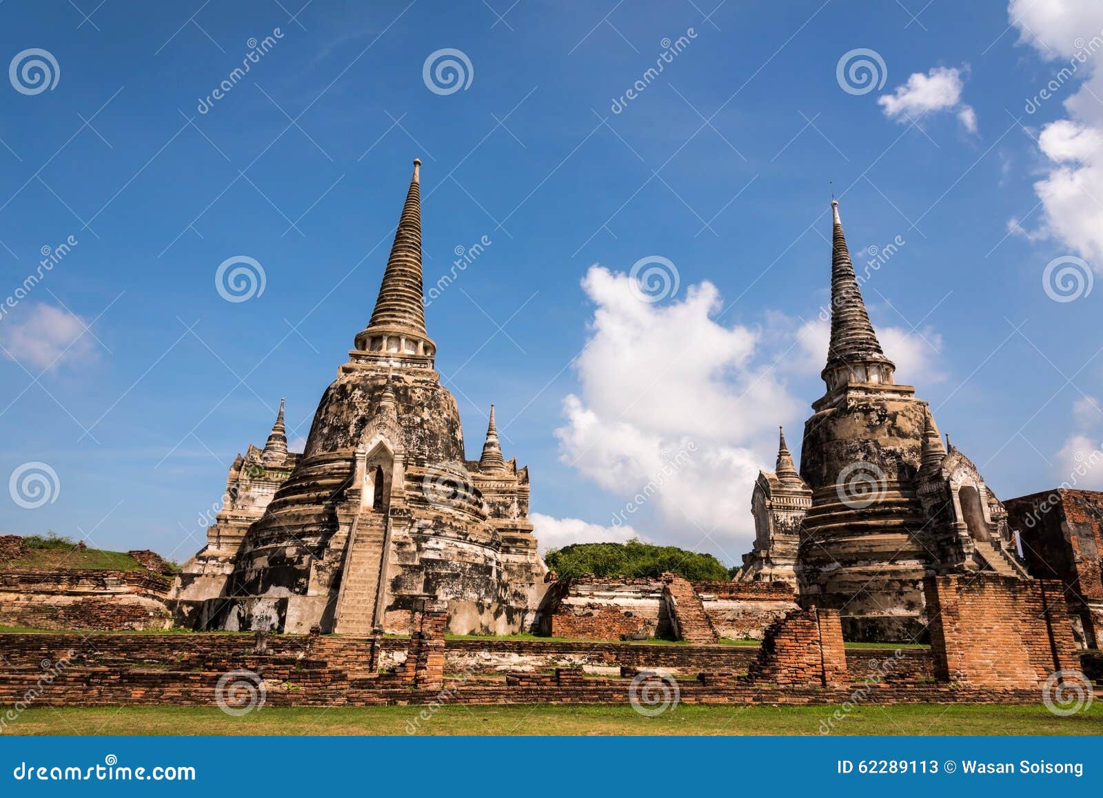 Ayutthaya Thailand - Oude Stad En Historische Plaats Phra Stock Afbeelding - Image of godsdienstig, cultuur: 62289113