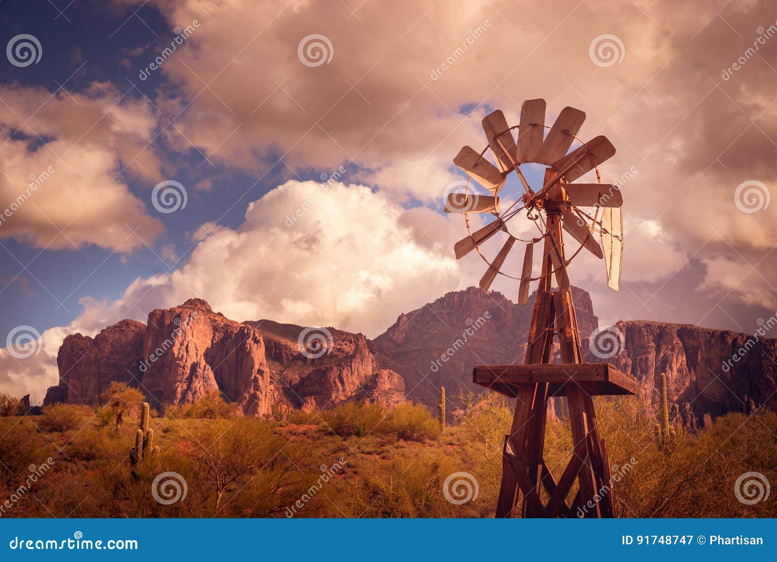 az desert mountain landscape scene