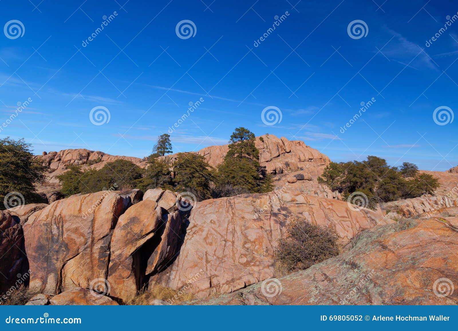 AZ-Prescott-granit Dells-pil sjö Denna sjö ganska fotograferas inte så ofta som Watson, utan varje bit som scenisk