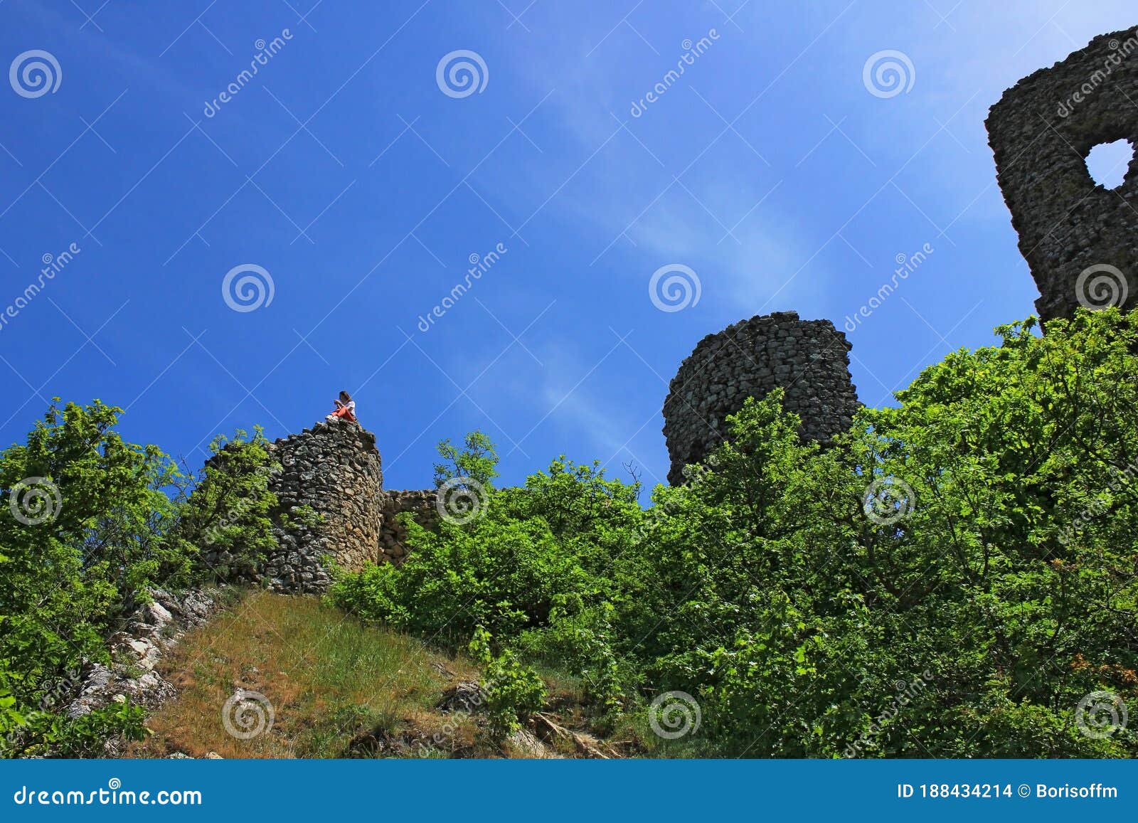 azerbaijan. the old fortress of chirag gala