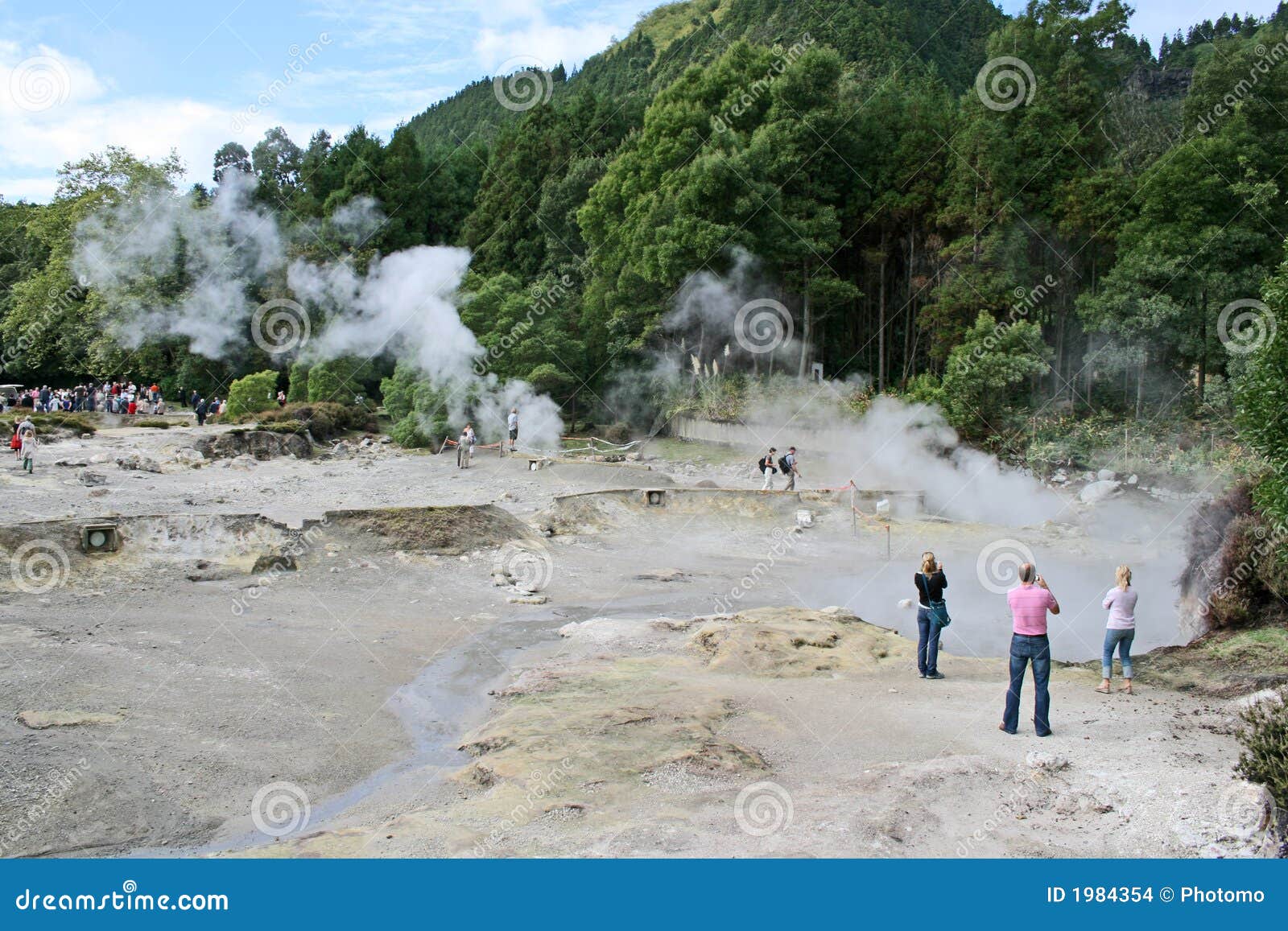 azores fumarole touris area