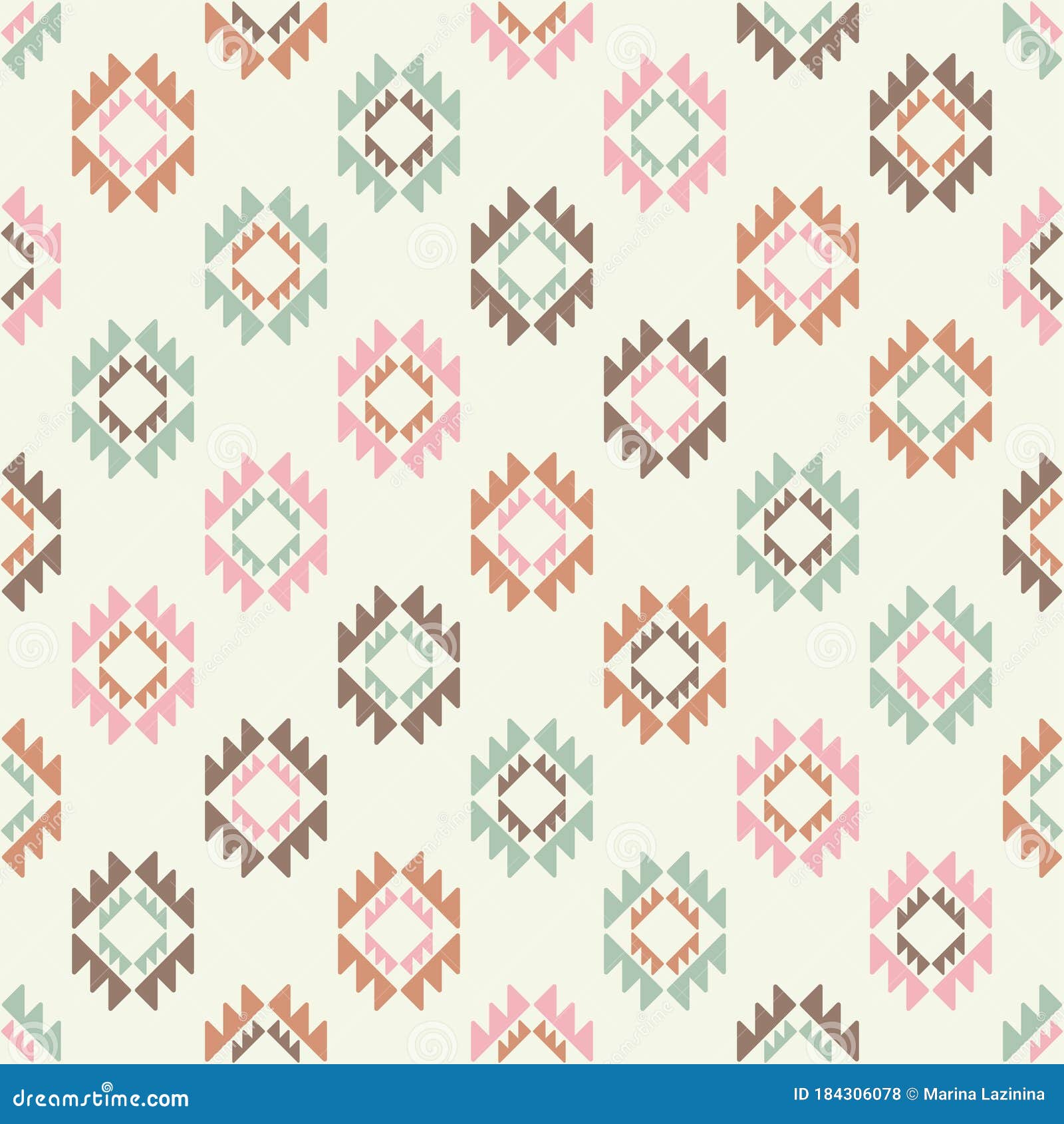 Aztec Elements. Seamless Pattern. Geometry. Ethnic Boho Ornament Stock ...