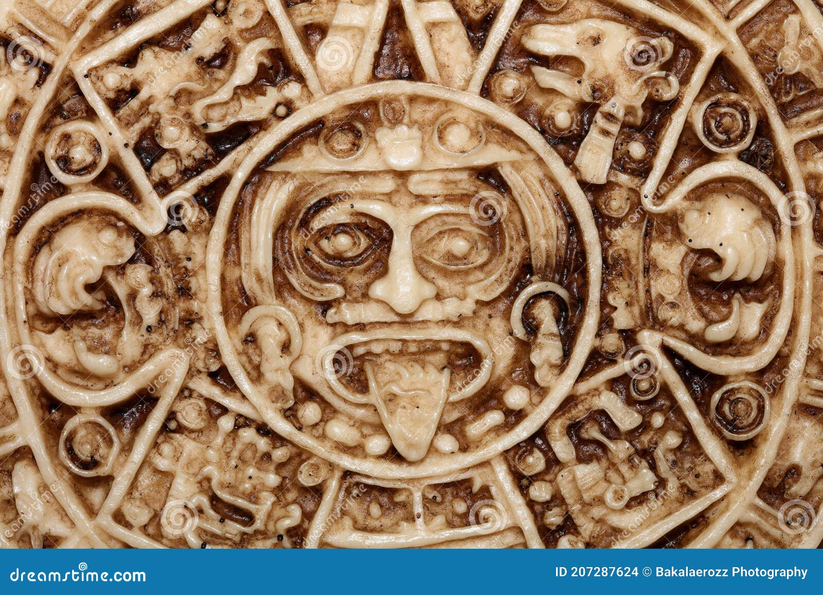 aztec sun stone close up background modern high quality prints