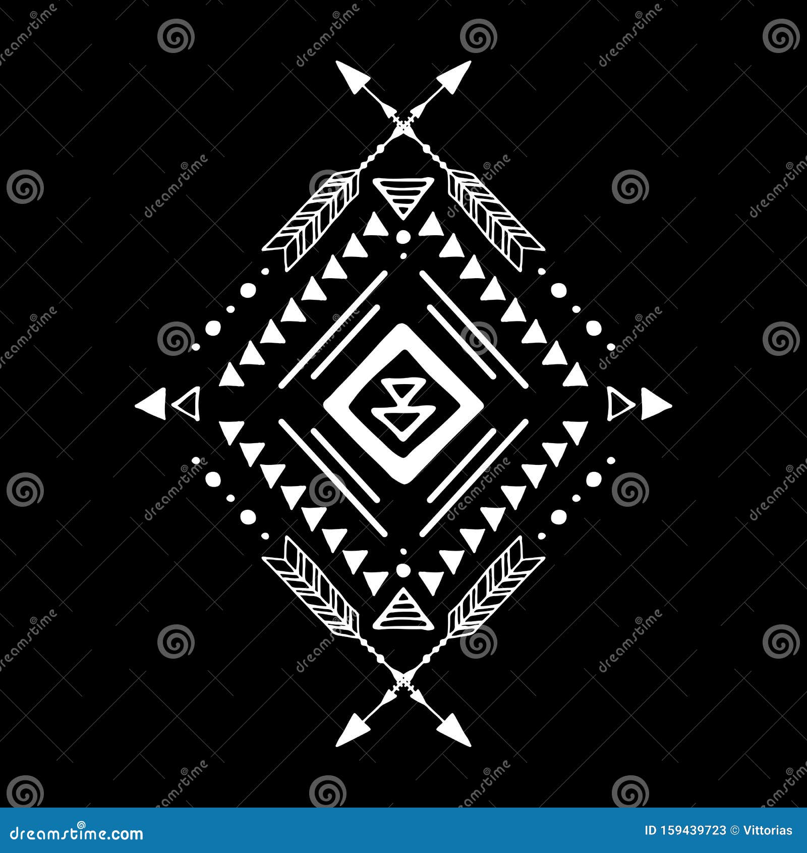 Download Aztec Vector Element, Ethnic Ornament. Stock Vector ...