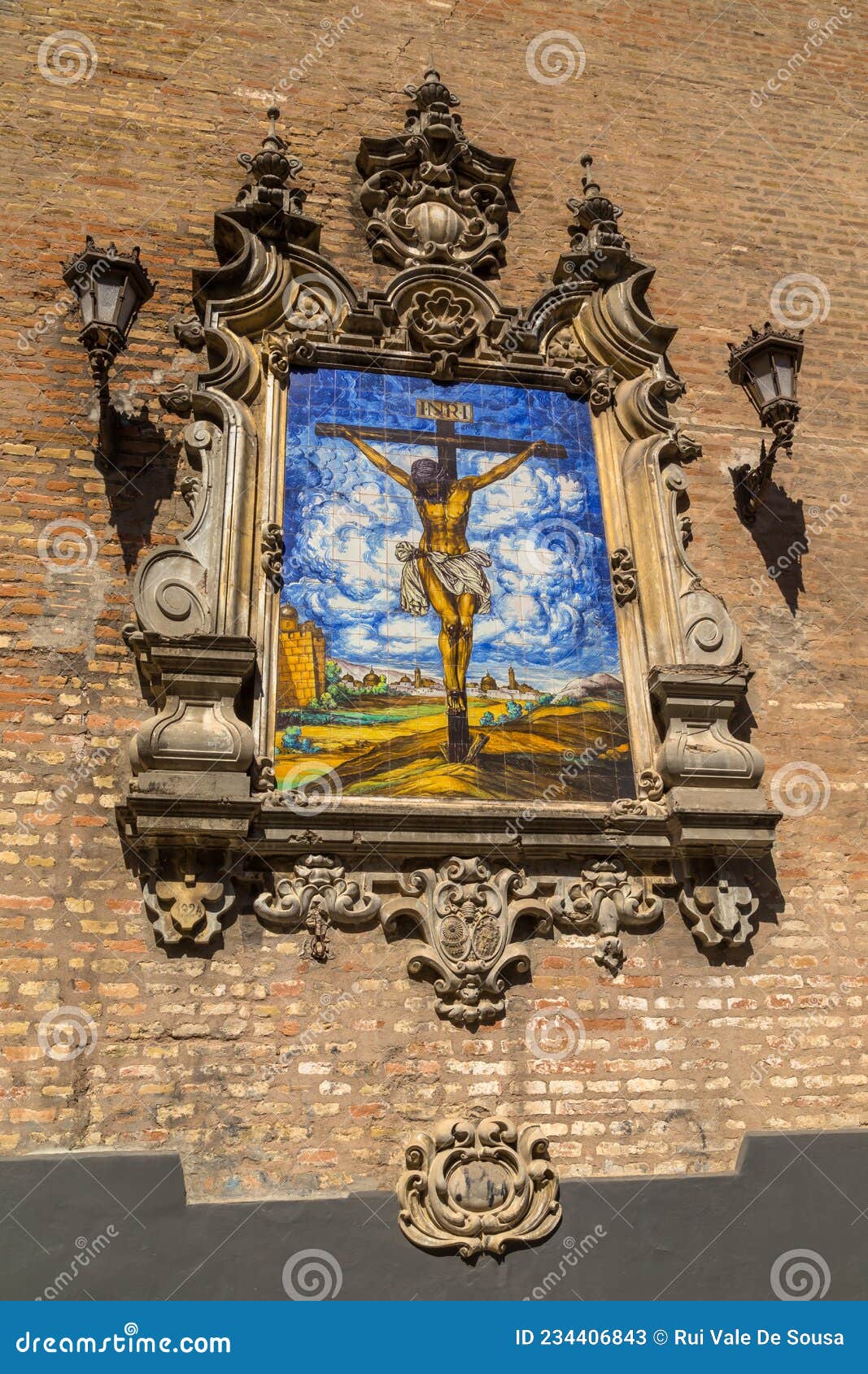 azulejo showing jesus