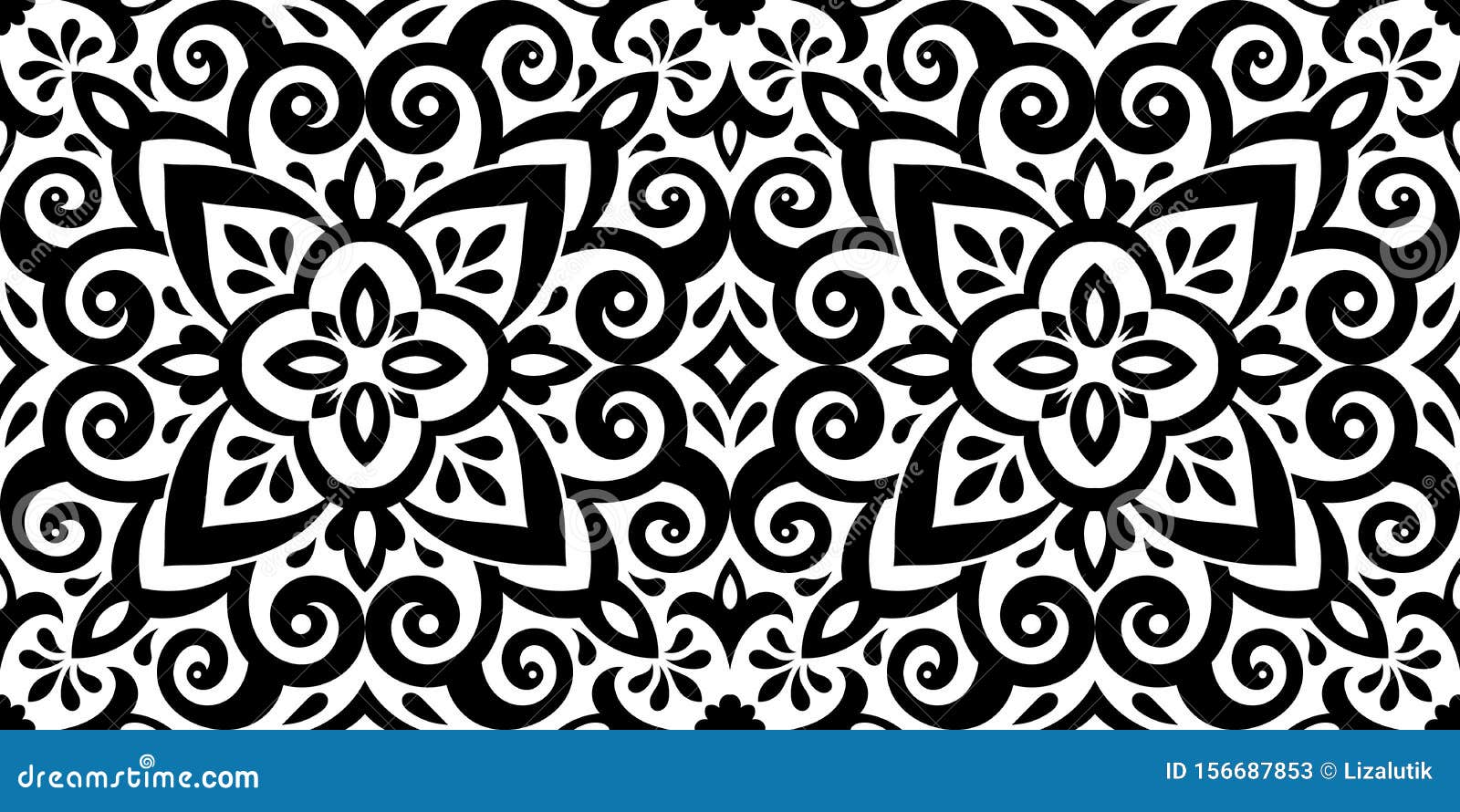 azulejos tile  seamless pattern