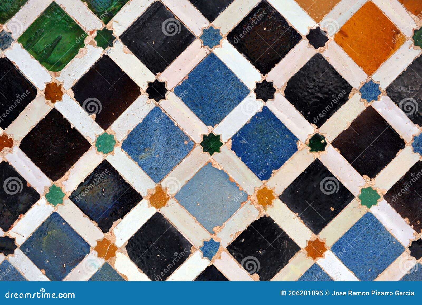 azulejos de al andalus. mosaico ÃÂ¡rabe. azulejos de granada. azulejos ÃÂ¡rabes de espaÃÂ±a. alhambra de granada