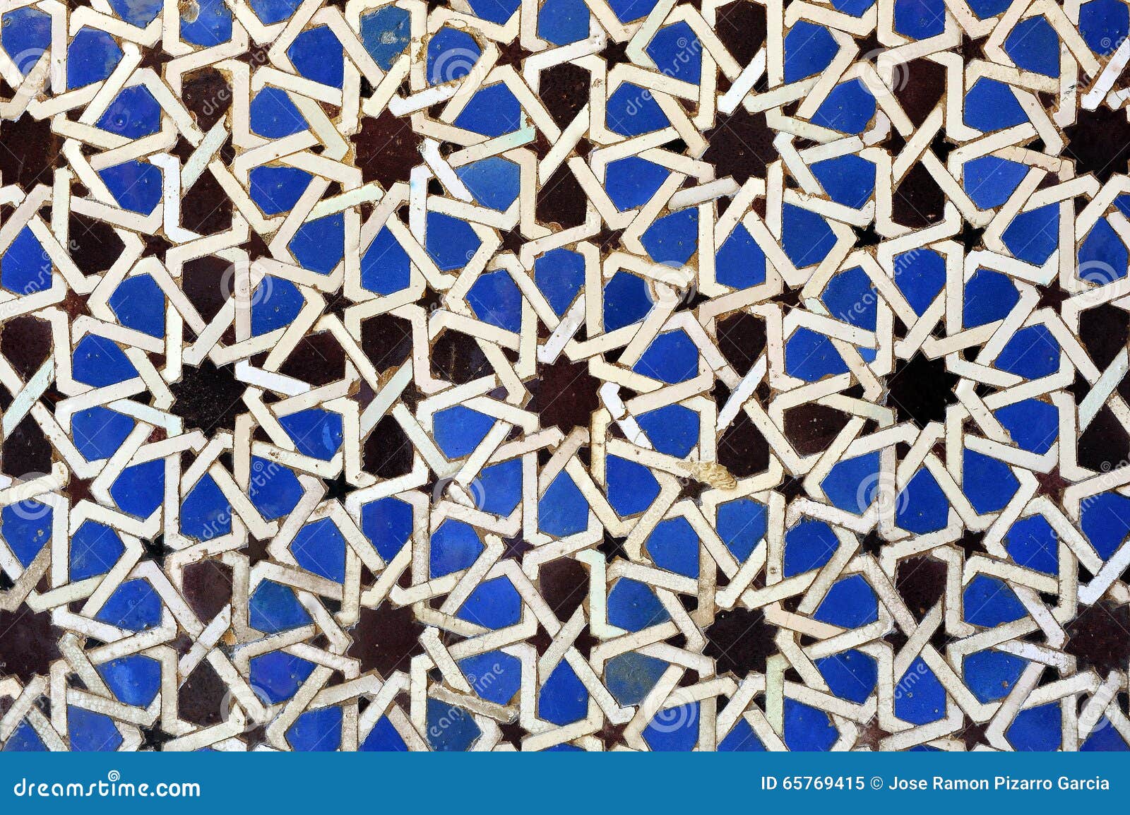 azulejos, tiles glazed, alcazar palace in sevilla, spain