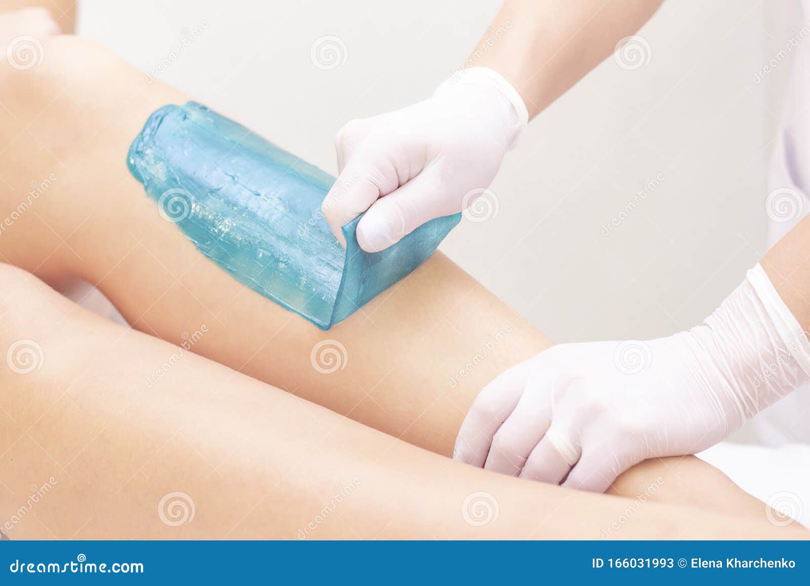 Azulene Depilation. Wax Hair Removal, Shugaring. Concept of Smooth Skin  without Hair Stock Image - Image of cosmetology, concept: 166031993