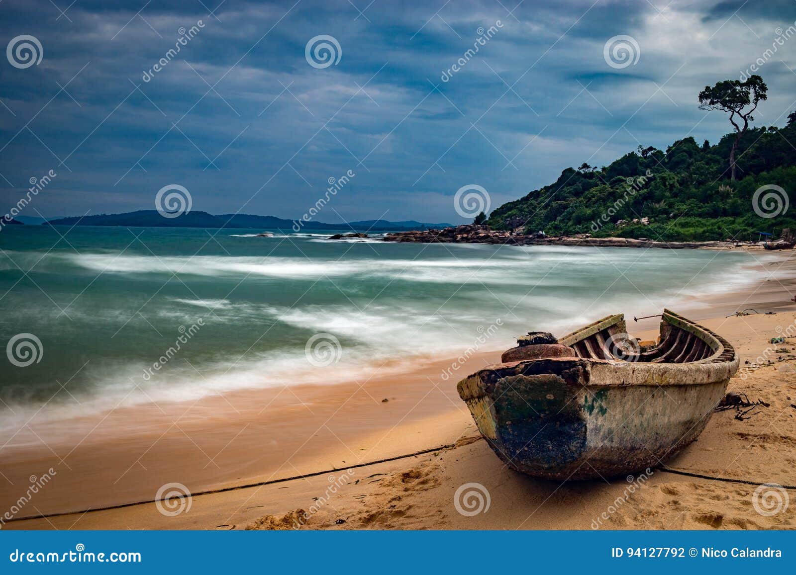 Ba Ibia ƒn Strand Vietnam Stock Foto Afbeelding Bestaande Uit Wolken