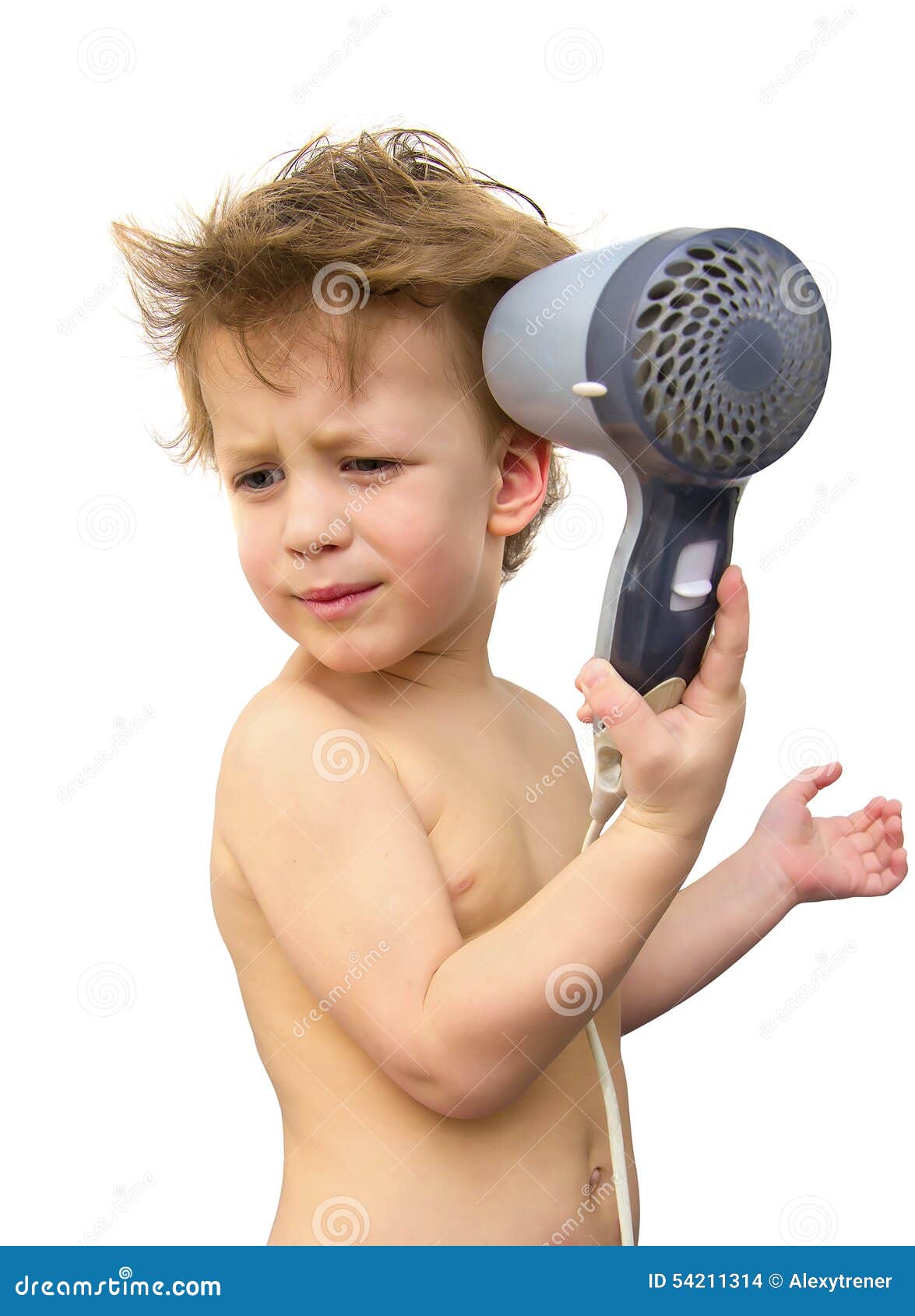 Bebe Avec Le Seche Cheveux Au Dessus Du Blanc Photo Stock Image Du Bain Childcare Bebe Avec Le Seche Cheveux Au Dessus Du Blanc Photo Stock Image Du Bain Childcare