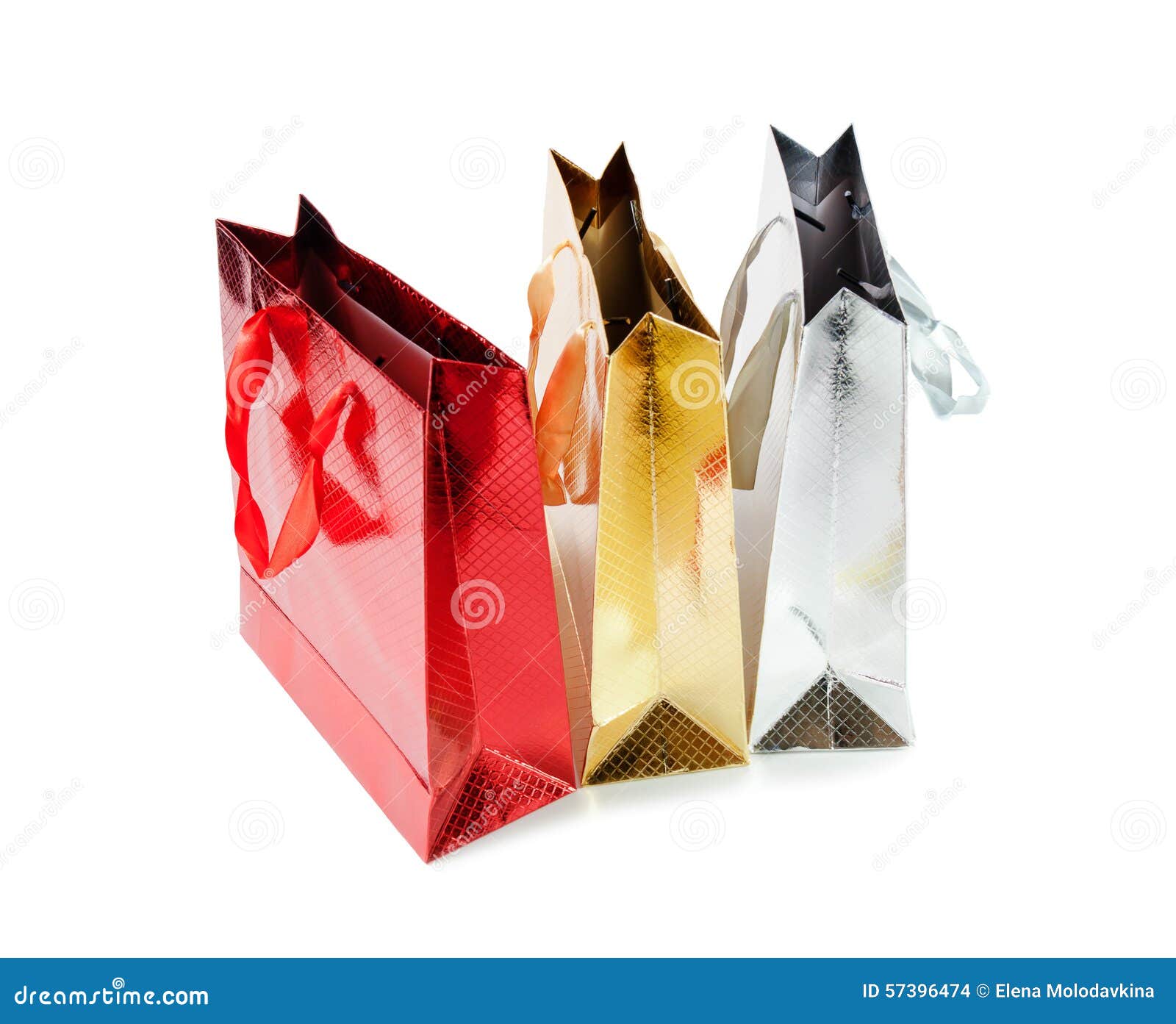 Bundeln Sie Bunte Papiertuten Fur Die Geschenke Die Auf Weiss Lokalisiert Werden Stockfoto Bild Von Bundeln Fur