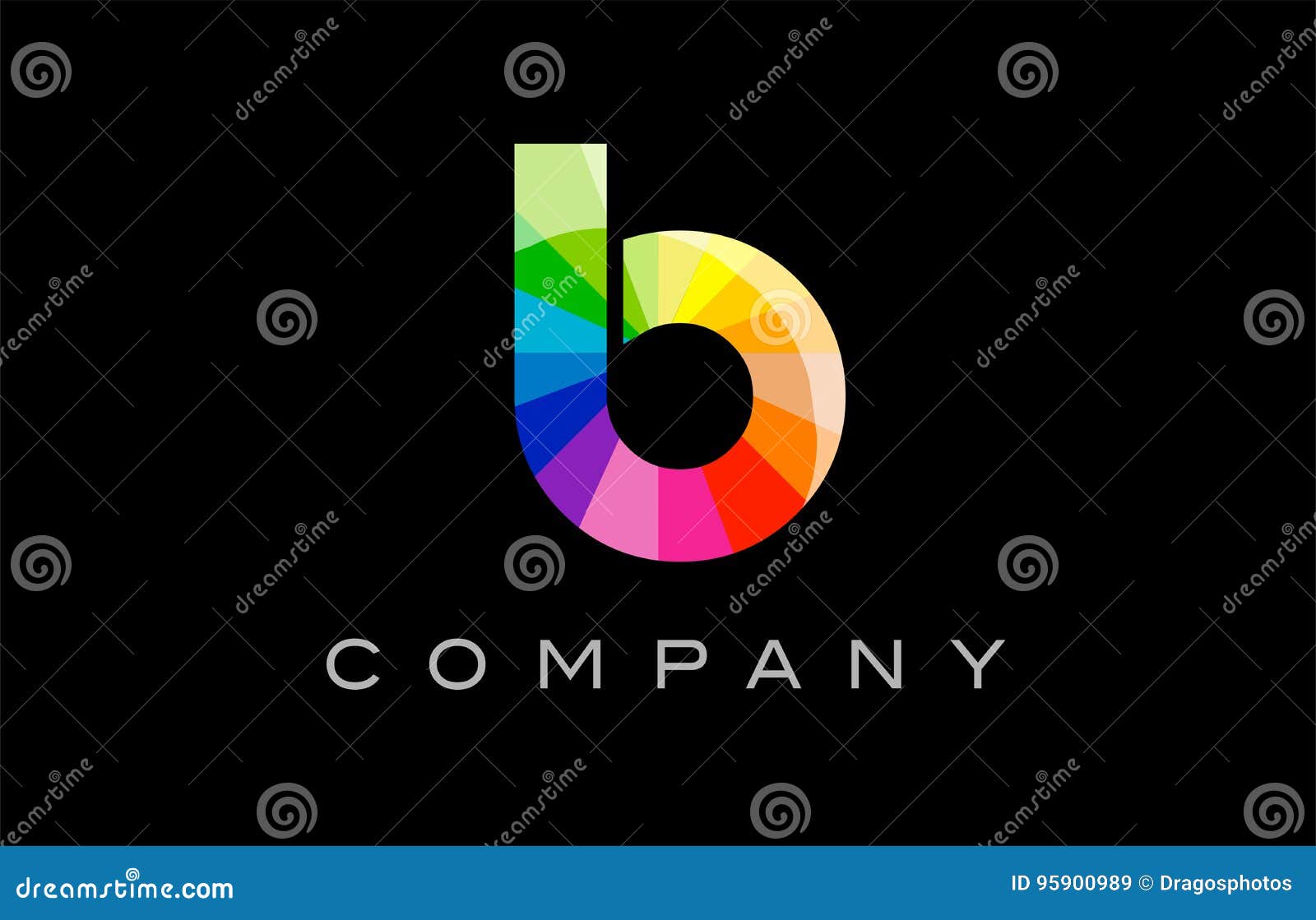 B Alphabet Letter Mosaic Vector Design Stock Vector - Illustration Of ...