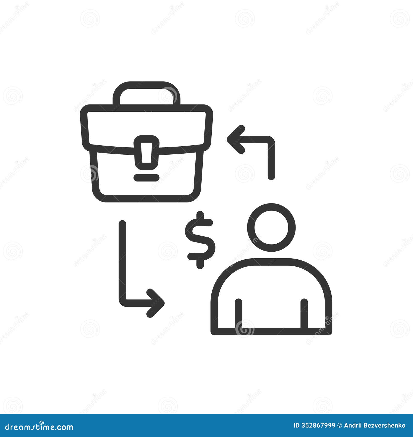 b2c marketing, icon in line . b2c marketing, business to consumer, consumer communication, online marketing on