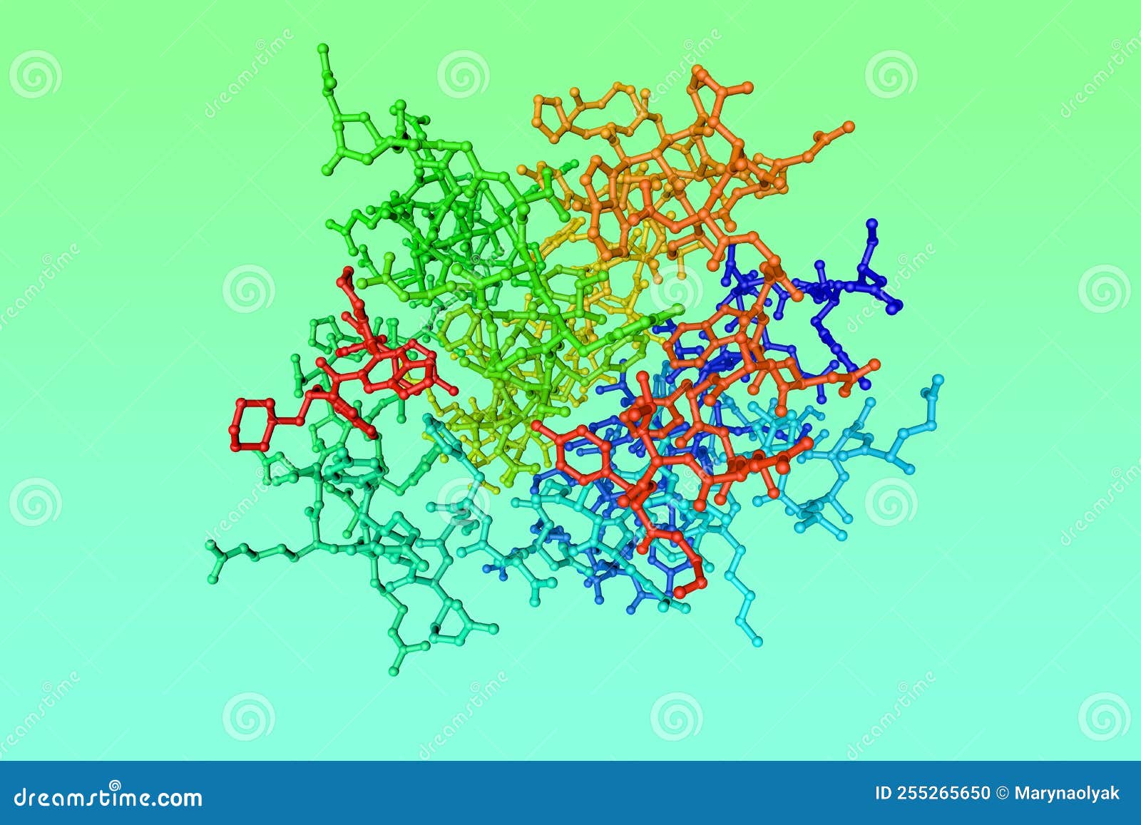 b-cell lymphoma 2 (bcl-2) in complex with the orally active inhibitor s55746. molecular model. rendering based