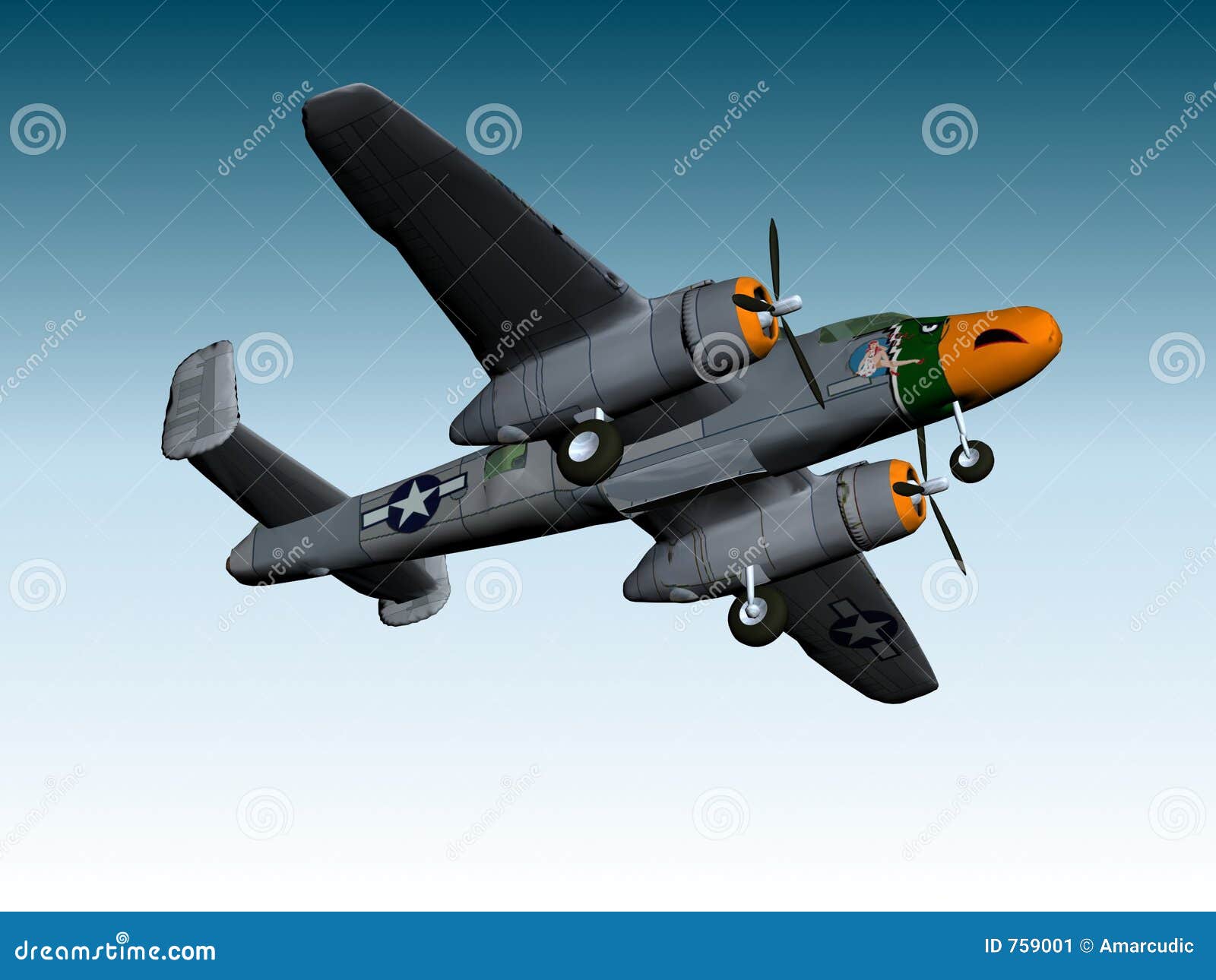 B25 J Bomber Stock Illustration Illustration Of Wing Aircraft B25 J Bomber Stock Illustration Illustration Of Wing Aircraft