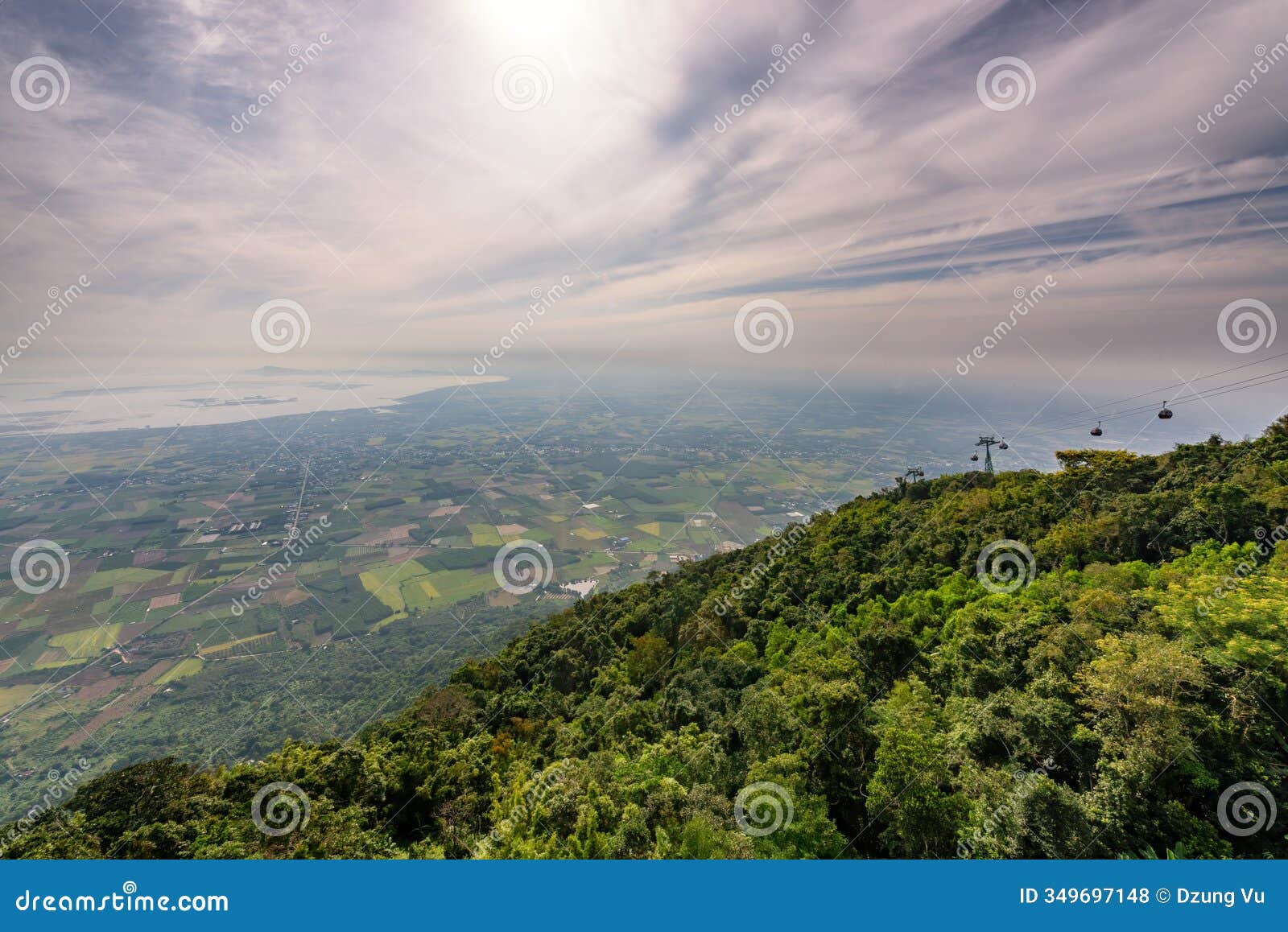 ba den mountain tourist area, tay ninh province, vietnam