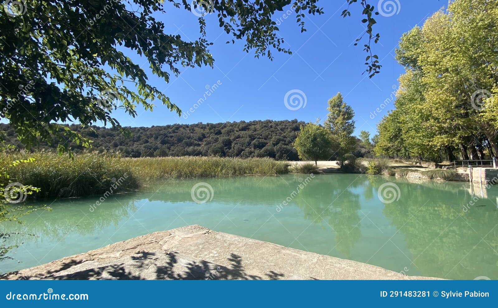 baÃ±os de las mulas in ruidera in castilla la mancha, spain.