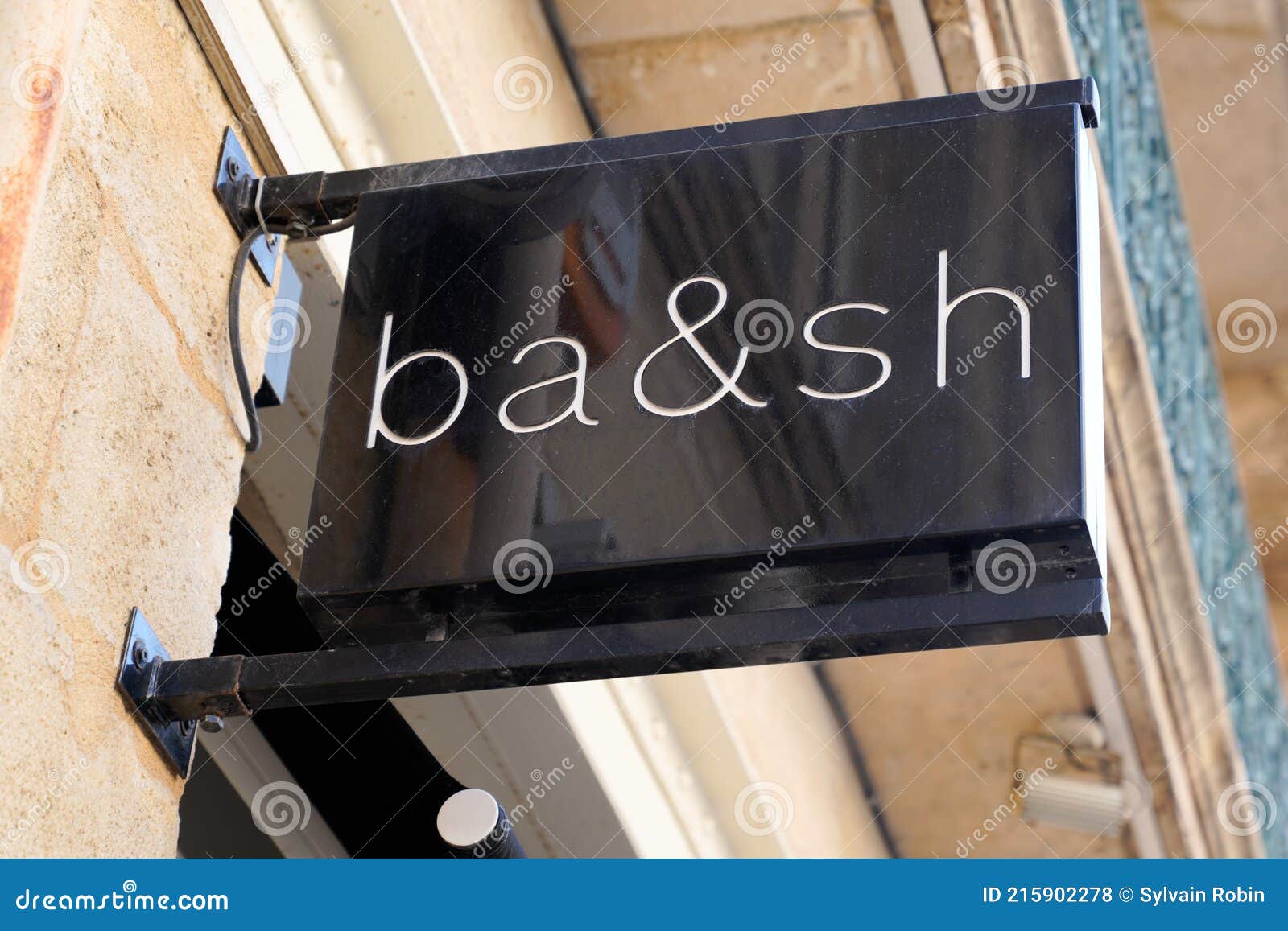 Ba&sh Sign Brand and Text Logo Front of Boutique Fashion for Women Clothes  Shop Editorial Stock Photo - Image of corset, modern: 215902278