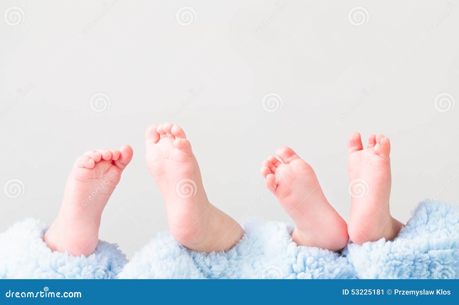 Babies Feet Lying on Blanket Stock Image Image of small, blanket 53225181