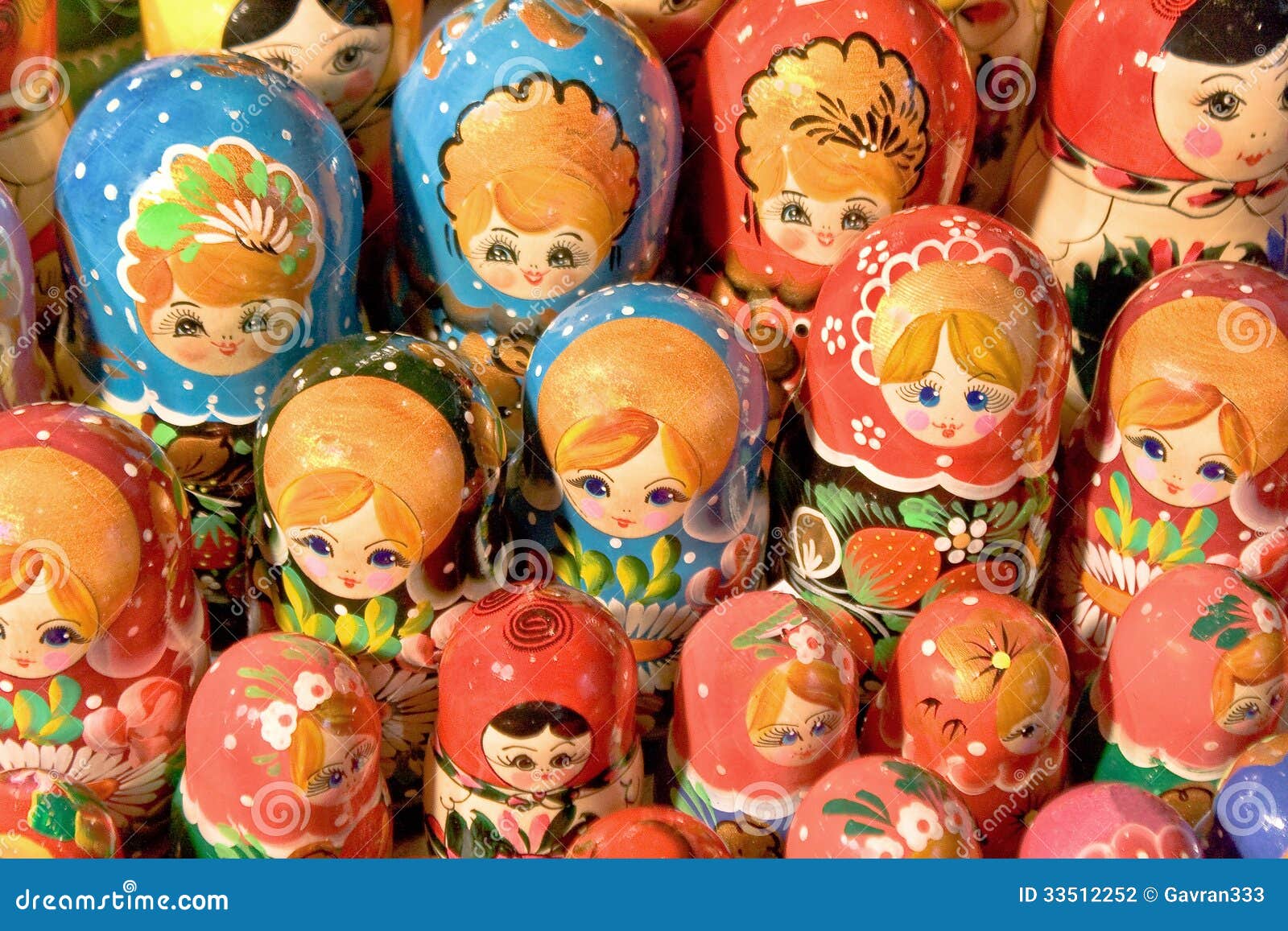 Babushka Dolls stock photo. Image of shop, shelf, carved 33512252
