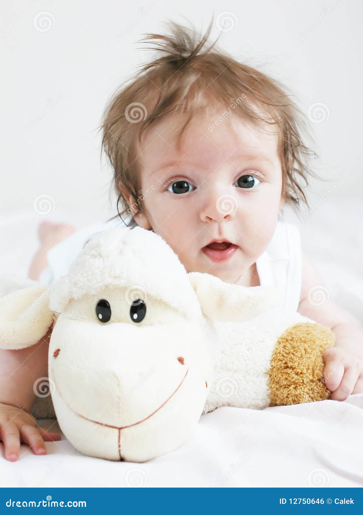 Baby stock photo. Image of daughter, hair, cute, childhood 12750646