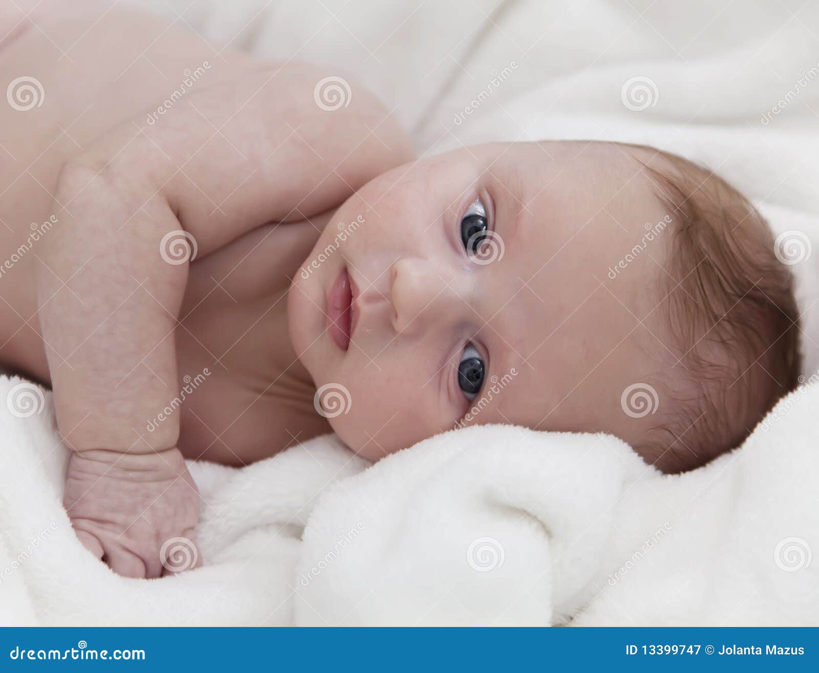 Baby stock image. Image of baby, white, little, portrait - 13399747