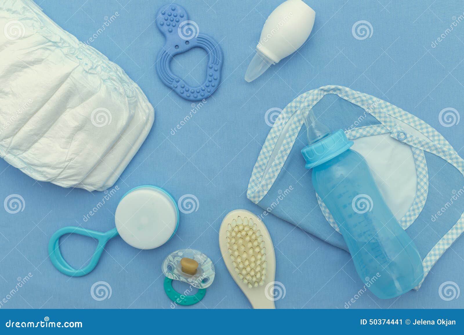 Baby accessories stock image. Image of disposable, baby - 50374441