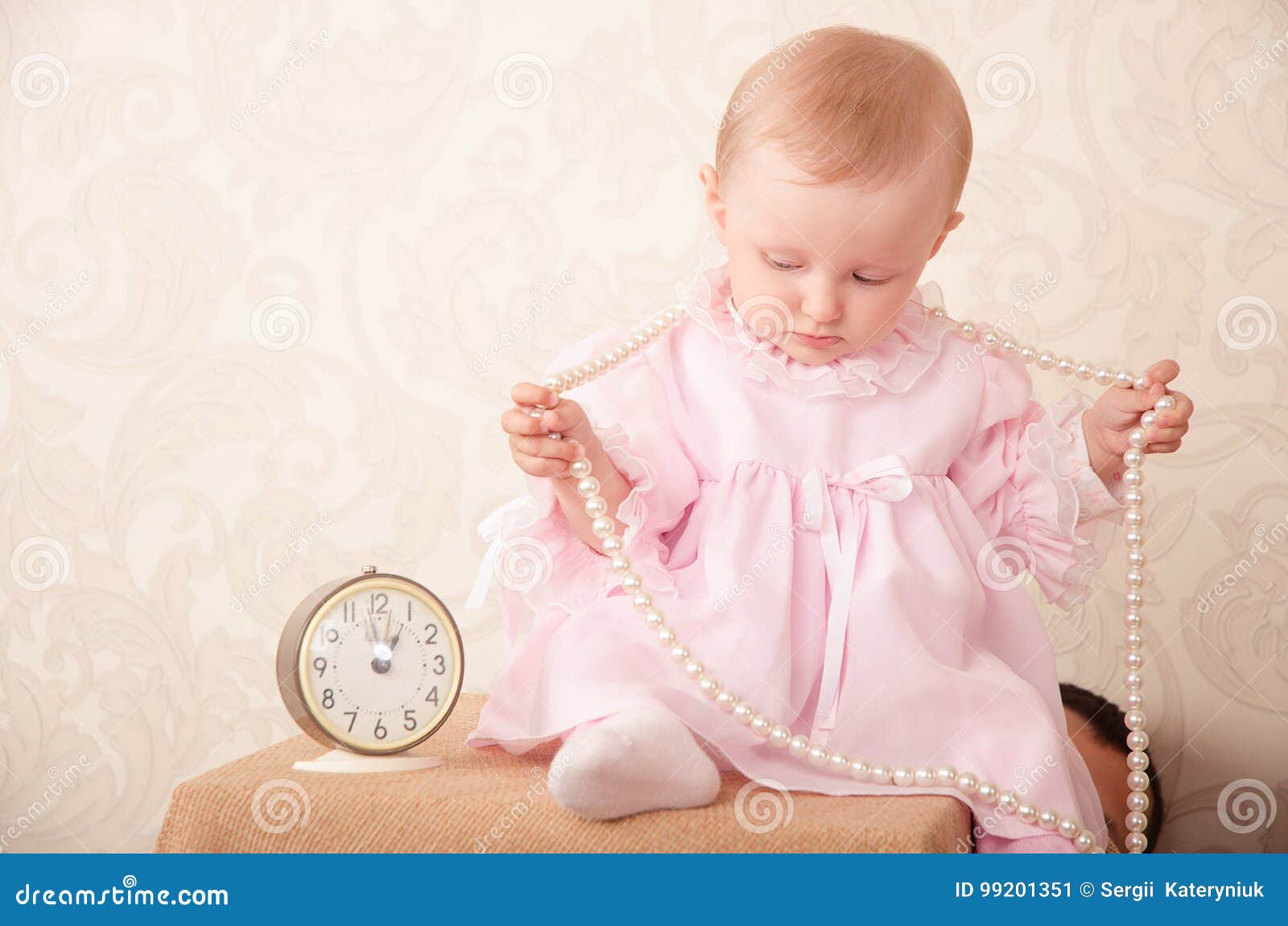 The Baby Around the Clock on a Background Stock Image Image of person, hands 99201351