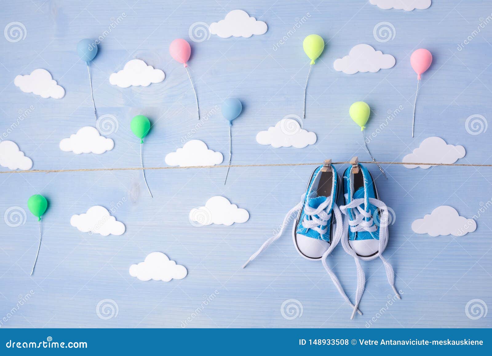 light blue baby boy shoes