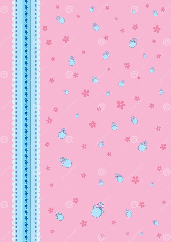Baby background pink stock vector. Illustration of background 3763552