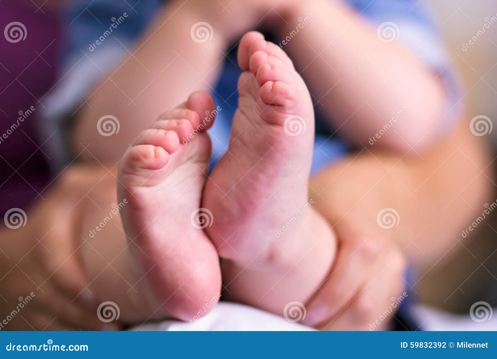 Baby barefoot stock photo. Image of feet, parents, people 59832392