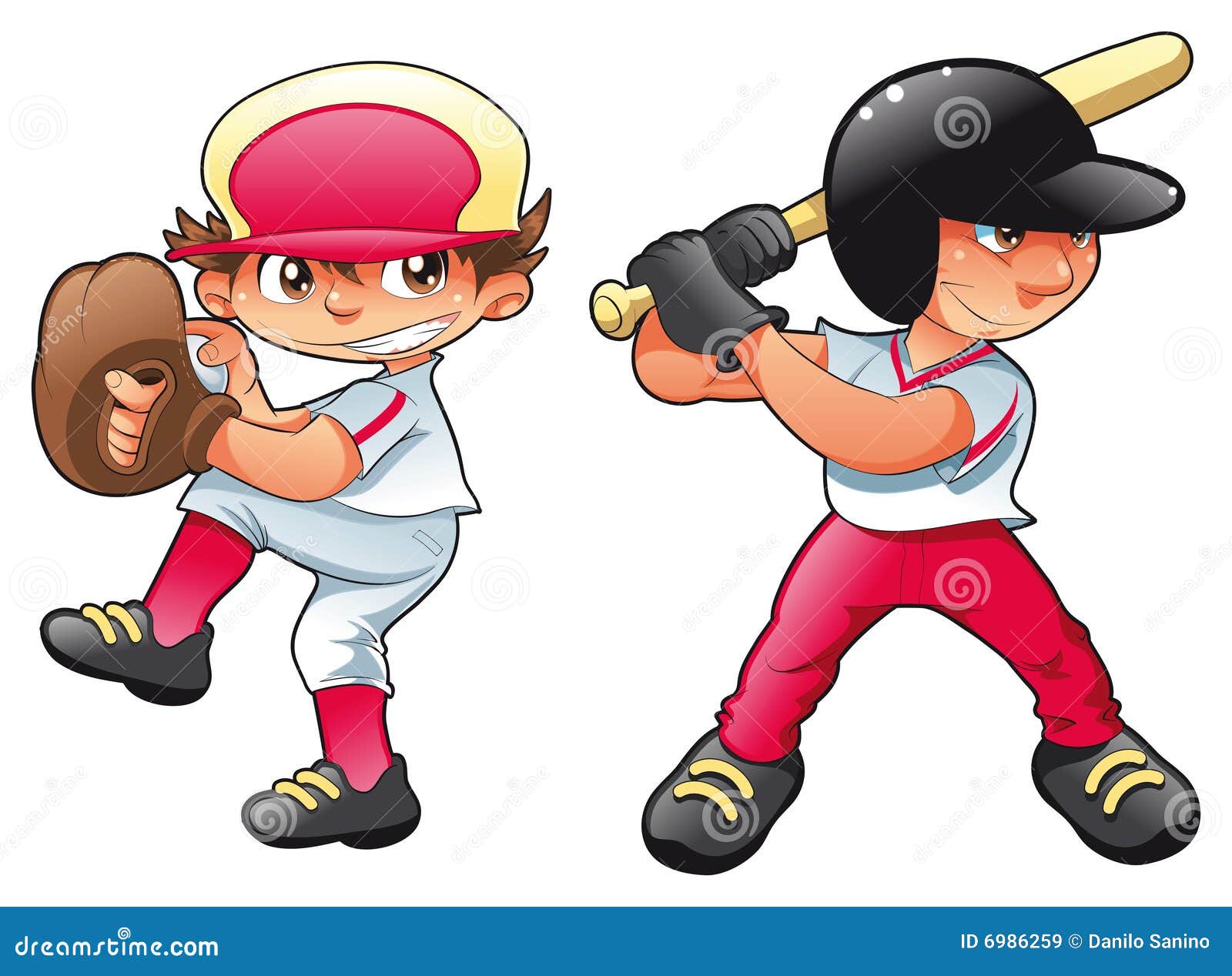 Baby Baseball stock vector. Illustration of comic, character 6986259