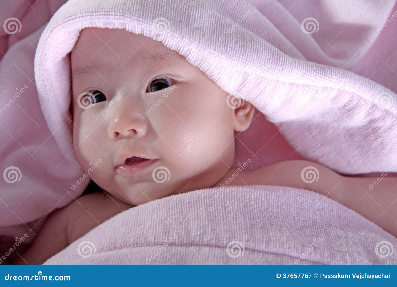 Baby after bath 2 stock image. Image of girl, bath, child 37657767