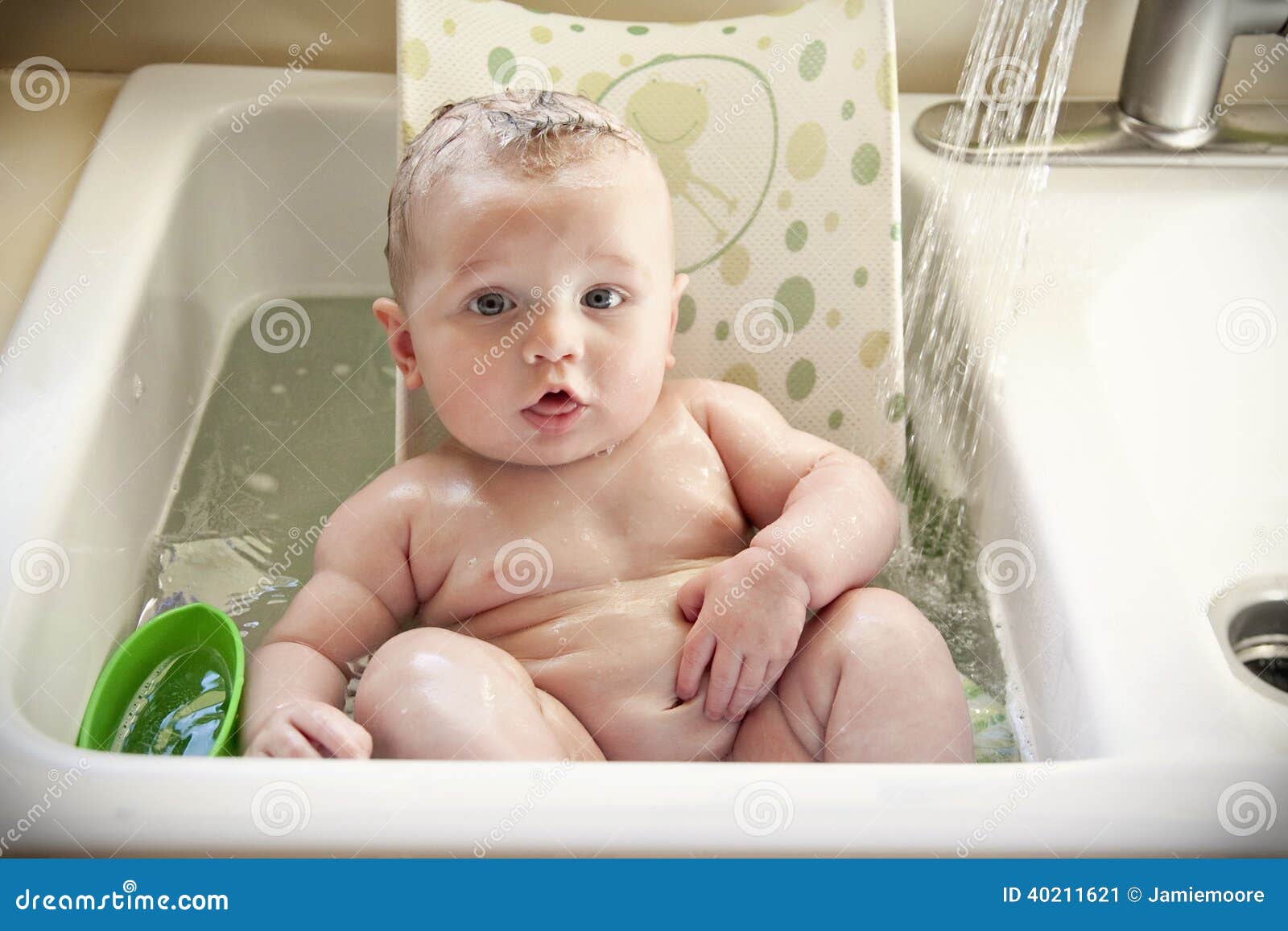 Baby Bath Sink Stock Image Image Of Nude Kitchen Chubby