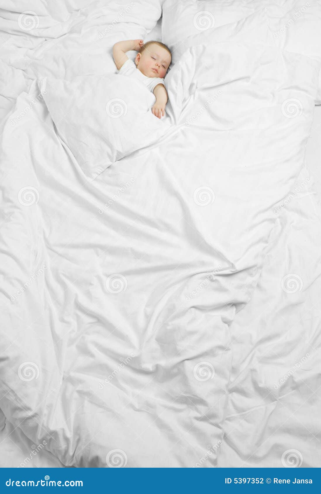 Baby in Bed stock photo. Image of baby, adorable, sleep 5397352