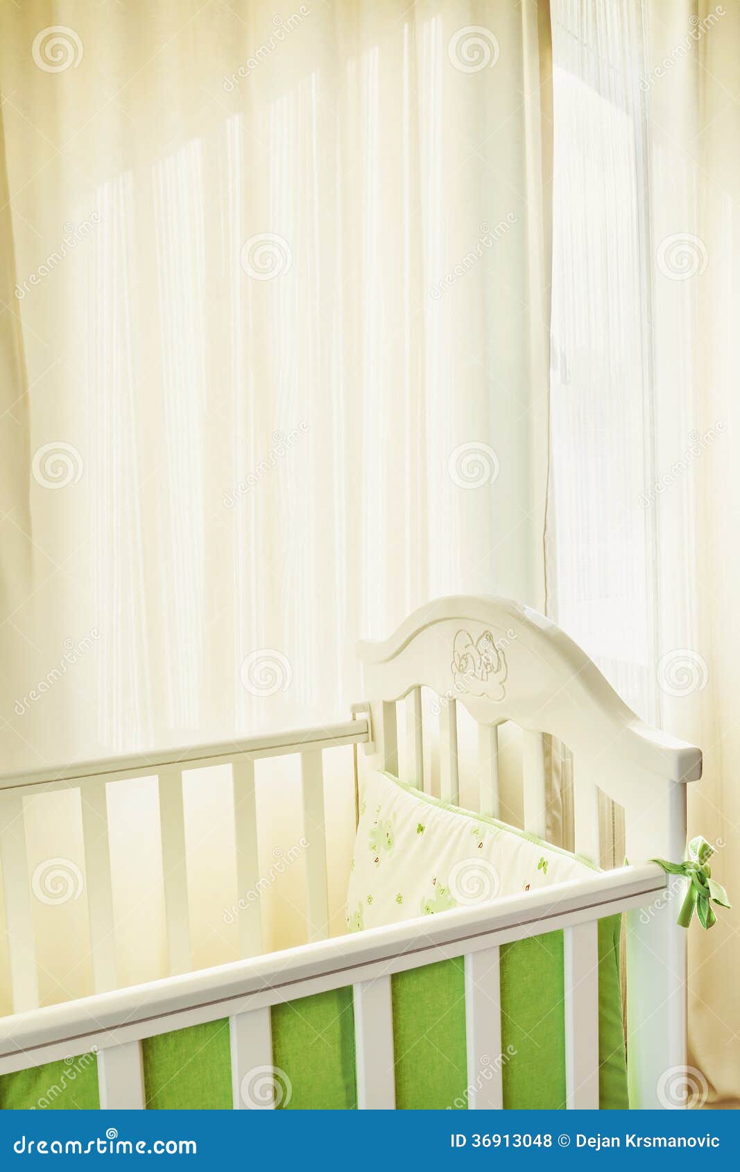 Baby bed stock photo. Image of childhood, indoor, closeup 36913048