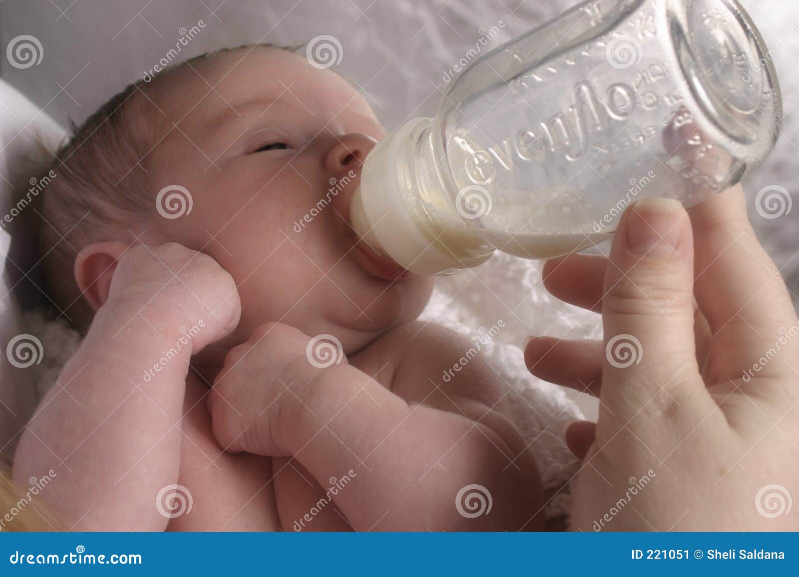Baby Being Bottle Fed by Mother Stock Image Image of nourishment, milk 221051