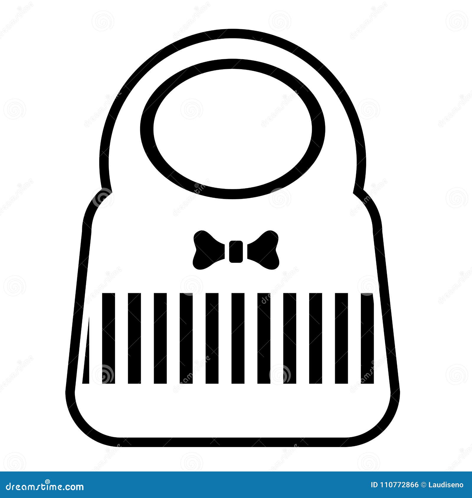 Download Baby bib icon stock vector. Illustration of small, cute ...