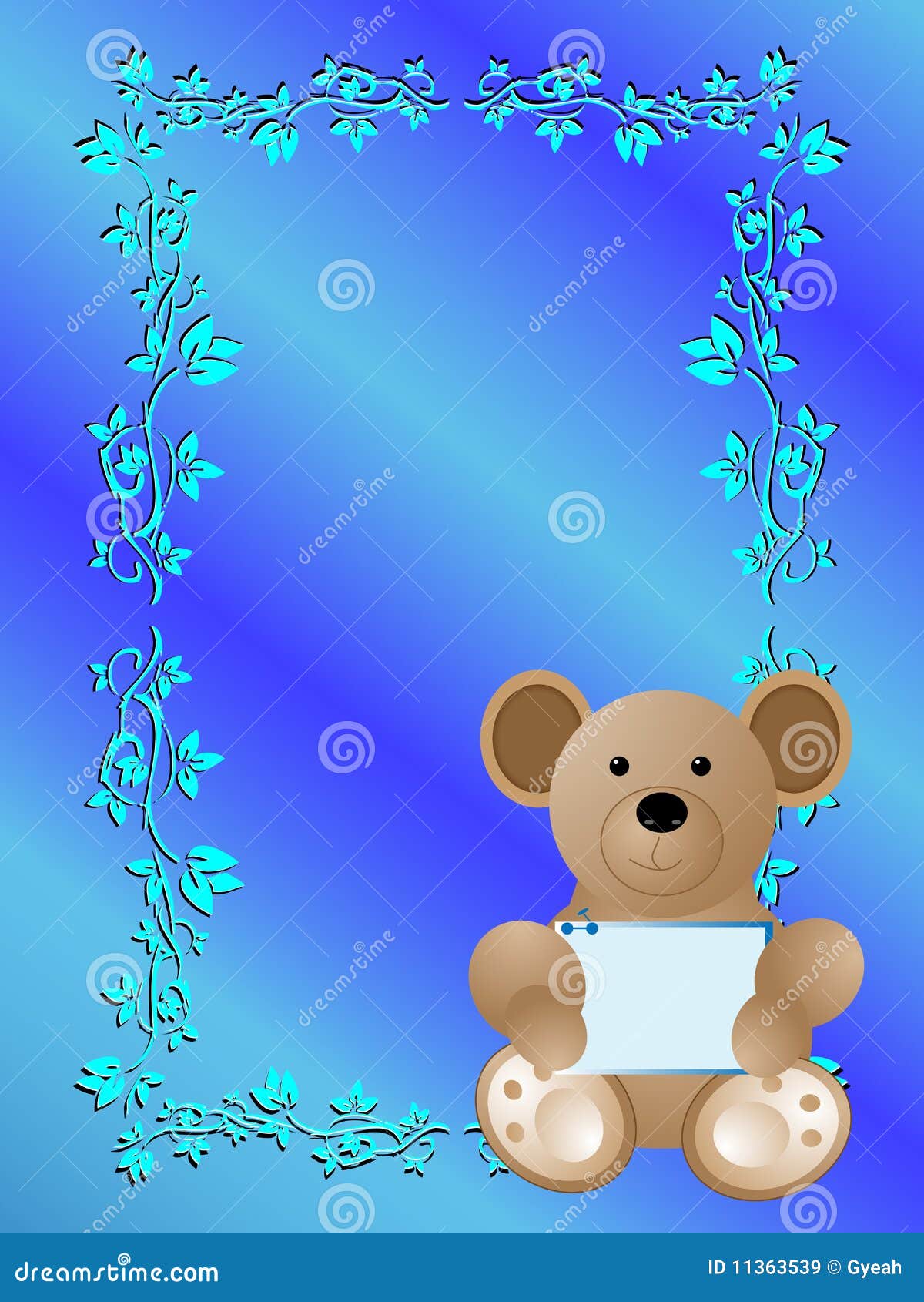 Baby Birth Announcement Card it S a Boy Stock Vector Illustration of